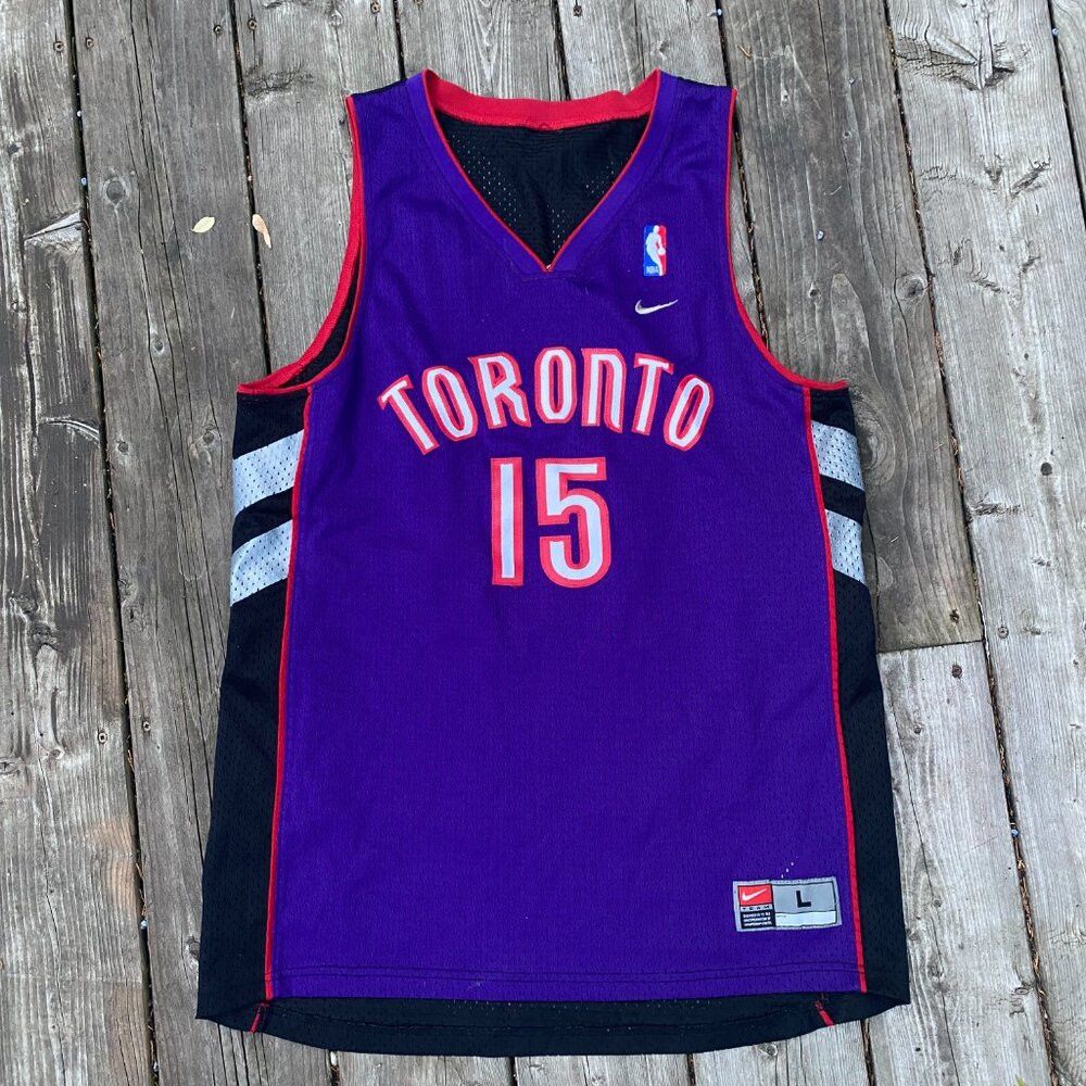 NBA × Nike × Vintage Vintage 1999 Nike Toronto Raptors Vince Carter Jersey Large Size US L / EU 52-54 / 3 - 3 Thumbnail
