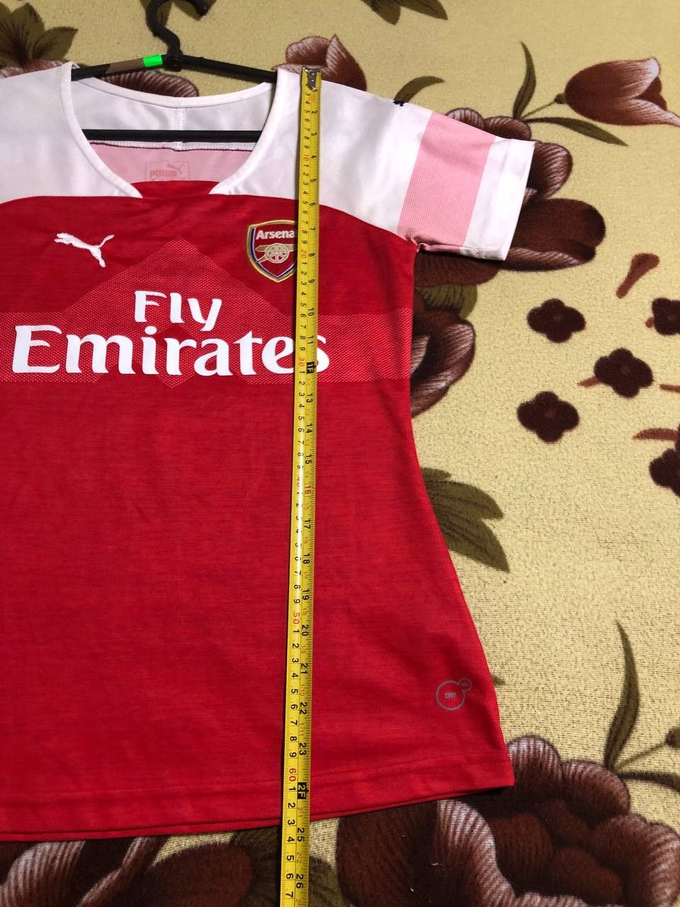 Puma ARSENAL HOME WOMEN FOOTBALL SHIRT SOCCER JERSEY PUMA Size S / US 4 / IT 40 - 11 Thumbnail