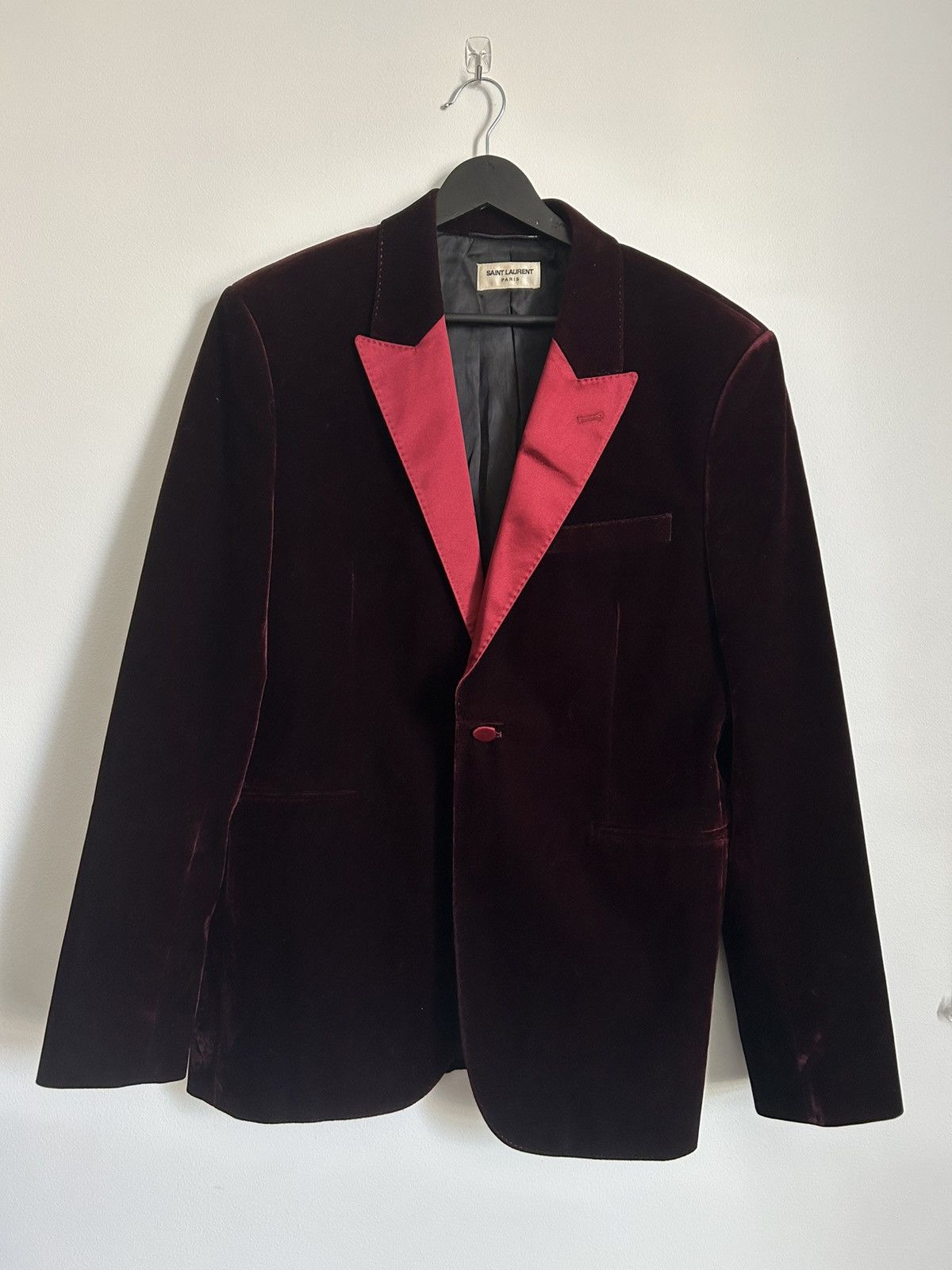 Saint Laurent Paris SLP 2016 Le Smoking Blazer 50 Hedi Runway Size 50R - 1 Thumbnail