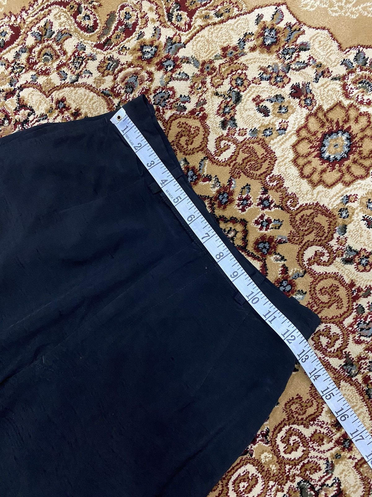 Designer × Y's × Yohji Yamamoto Y’s Yohji Yamamoto Palazzos Black Rayonne Size 24" / US 00 / IT 34 - 13 Thumbnail