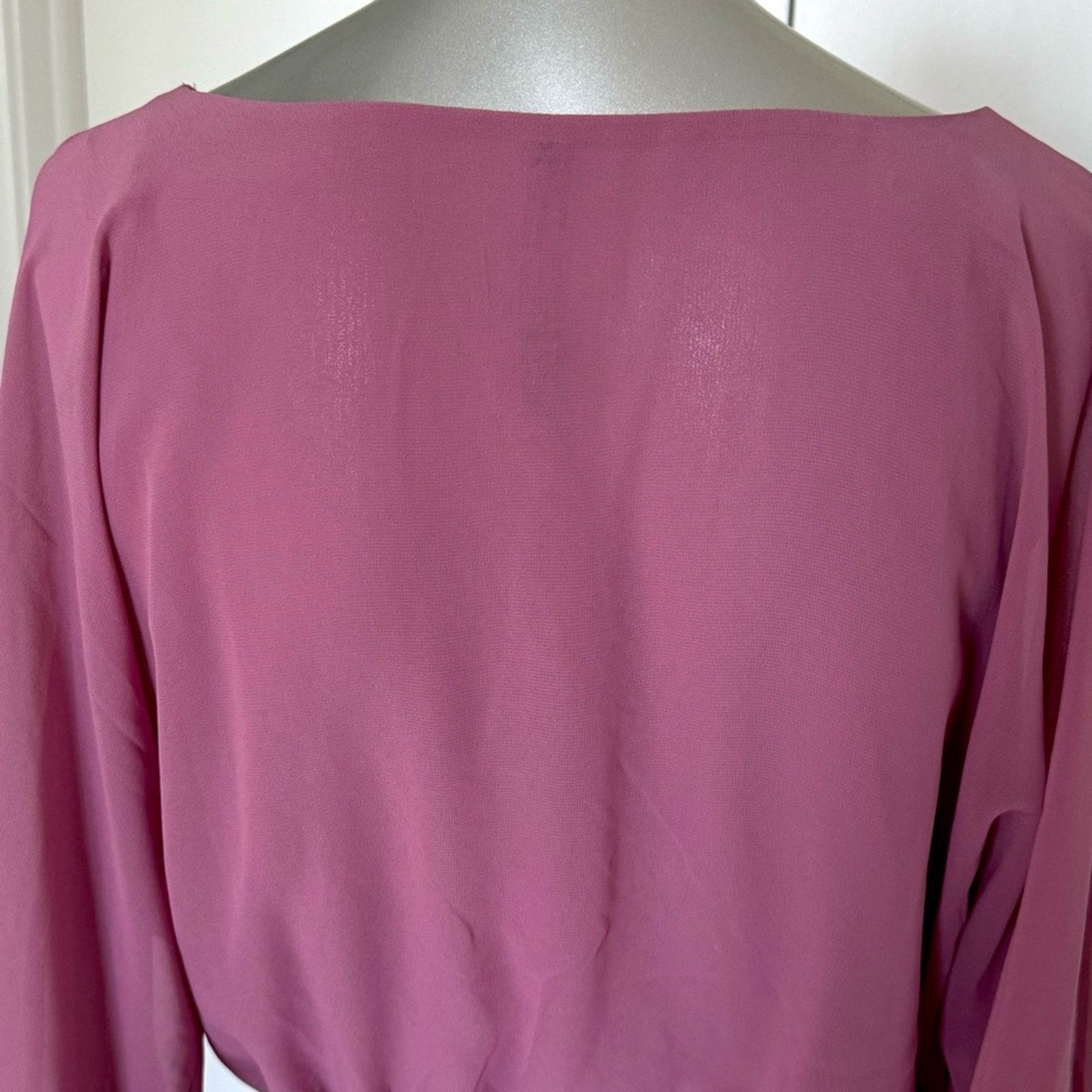 WE11DONE W11 8 by Walter Baker Dusty Rose Blouse, Size S Size S / US 4 / IT 40 - 3 Thumbnail