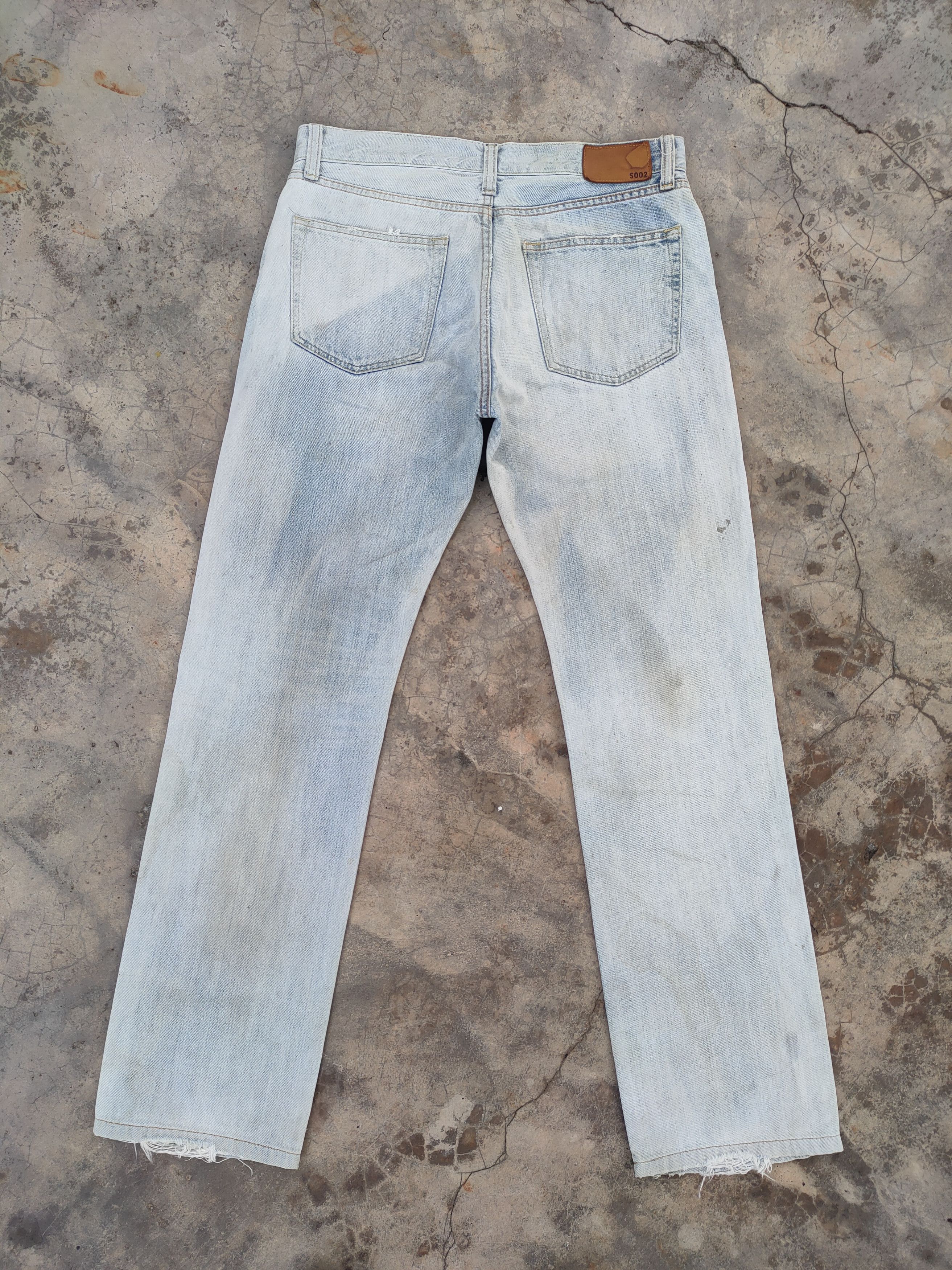 Japanese Brand × Jean VINTAGE JAPANESE FADED DIRTY DISTRESSED JEANS DENIM PANTS Size US 34 / EU 50 - 9 Thumbnail