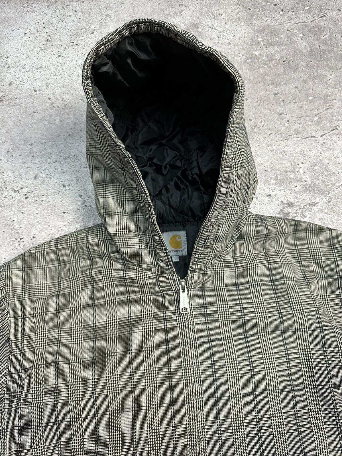 Carhartt Vintage Carhartt Active Jacket Check Print Kanye West Style Size US L / EU 52-54 / 3 - 7 Thumbnail