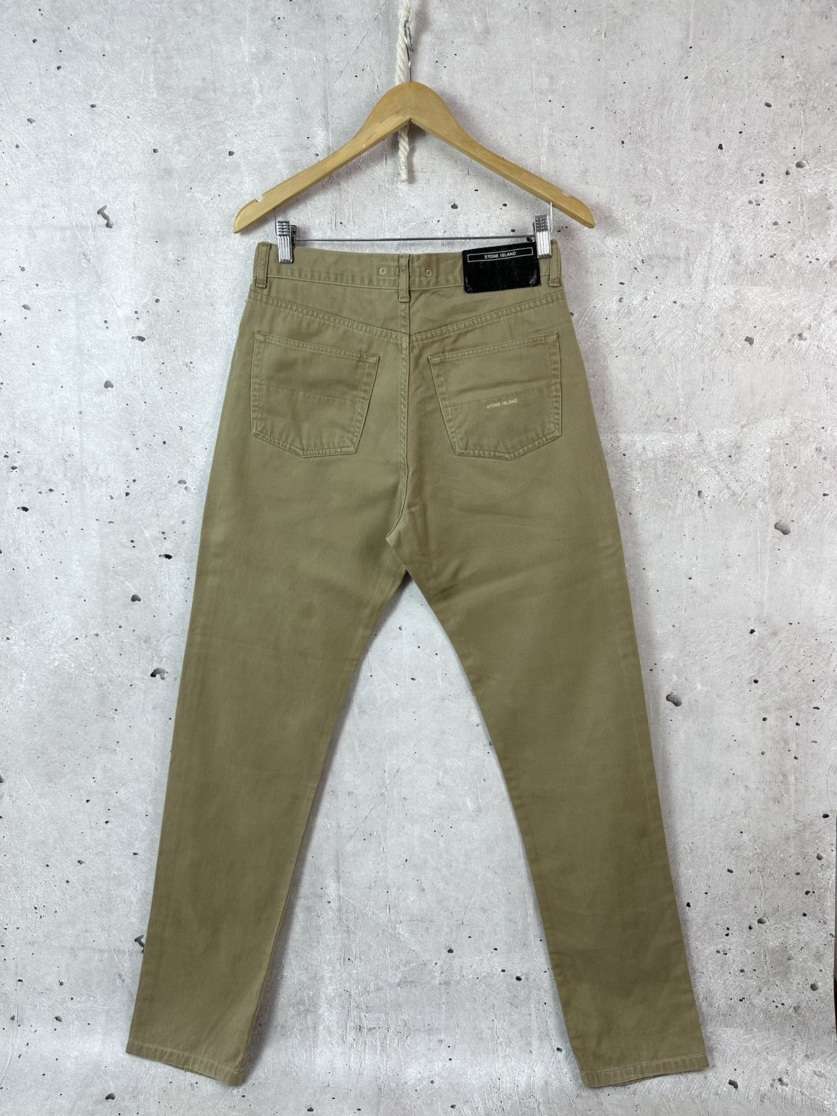 Vintage Stone Island Vintage Logo Beige Made in Italy Pants Size US 30 / EU 46 - 8 Thumbnail