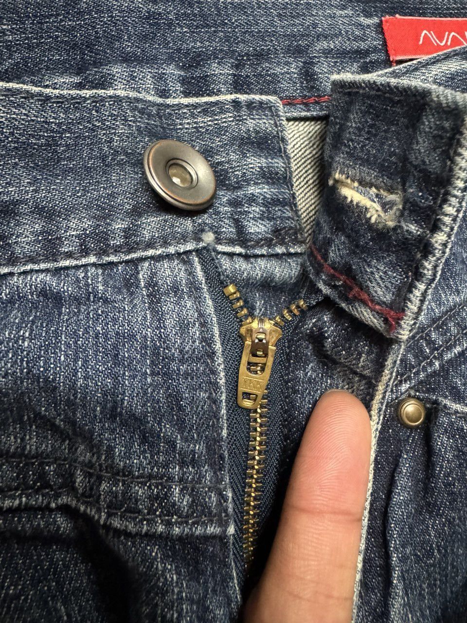 Other RARE Vintage Japanese Avail Jean Multizipper Pocket Mudwash Size US 29 - 10 Thumbnail