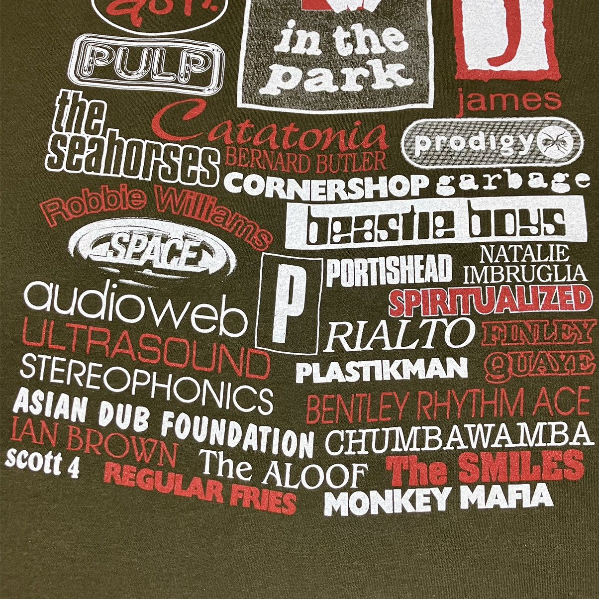 Band Tees Rare🔥T IN THE PARK 1998 Music Festival Sleeveless Shirt Size US XL / EU 56 / 4 - 6 Thumbnail