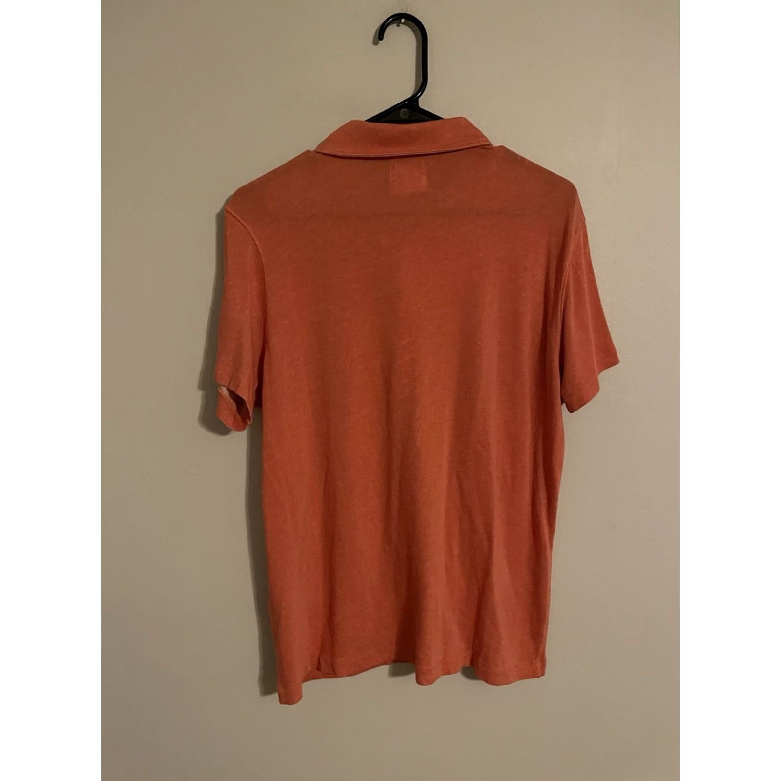 Billy Reid Billy Reid Coral Color S/S Cotton Preppy Casual Polo Shirt Men's Large Size US L / EU 52-54 / 3 - 3 Thumbnail