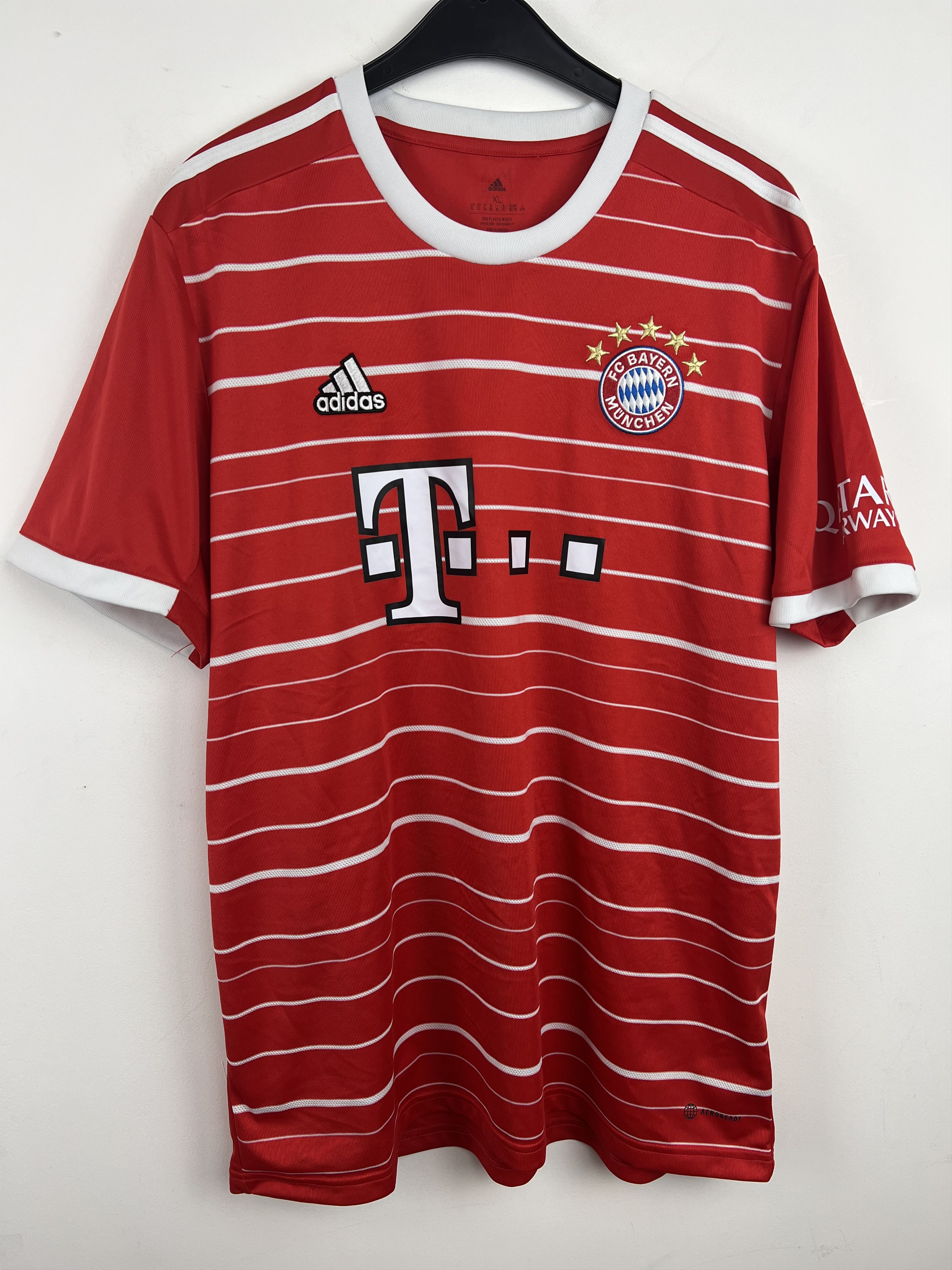 Adidas 2022-2023 FC BAYERN MUNCHEN HOME FOOTBALL Kit SHIRT JERSEY Size US XL / EU 56 / 4 - 3 Thumbnail