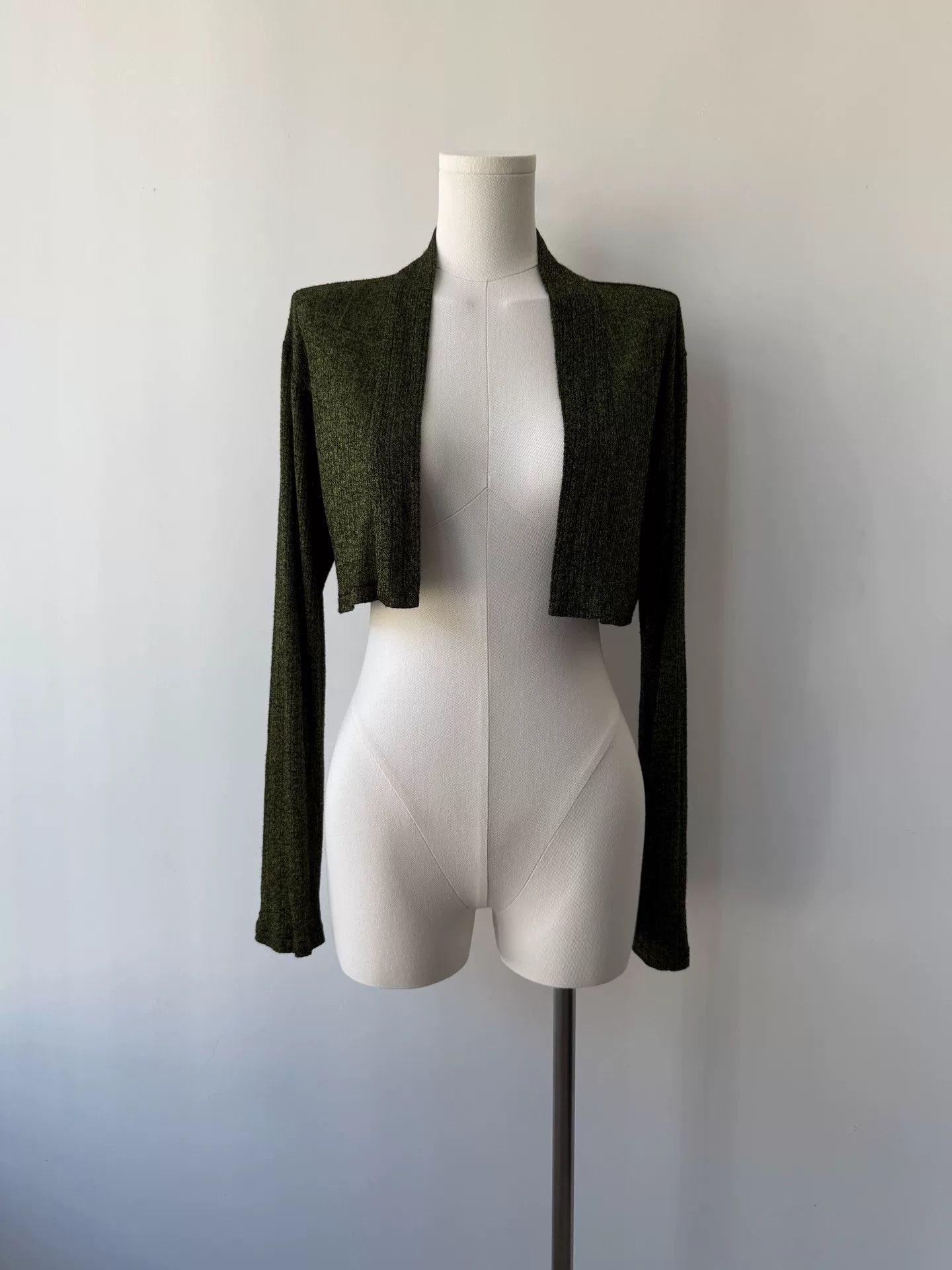 Yohji Yamamoto Yohji Yamamoto Knitted Cardigan in Moss Green Size M / US 6-8 / IT 42-44 - 1 Thumbnail