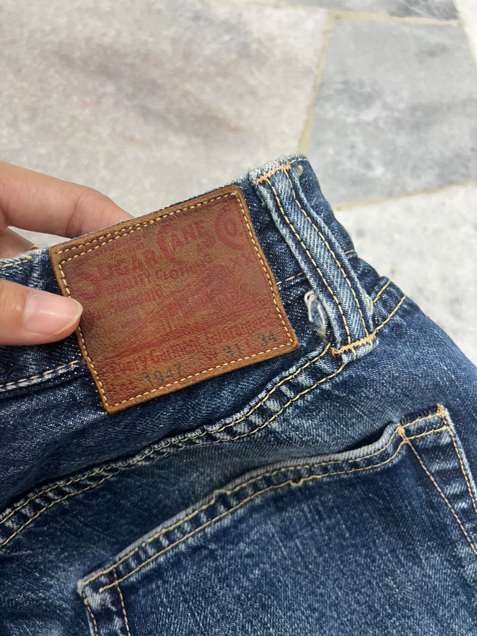 Sugar Cane Vintage Sugar Cane Lot 1947 World War 2 jeans Size US 31 - 7 Thumbnail