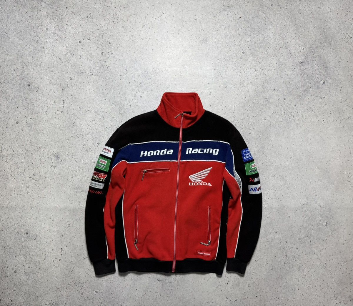 Honda Honda Racing Fleece Jacket Size XS Red Size US XS / EU 42 / 0 - 1 Thumbnail