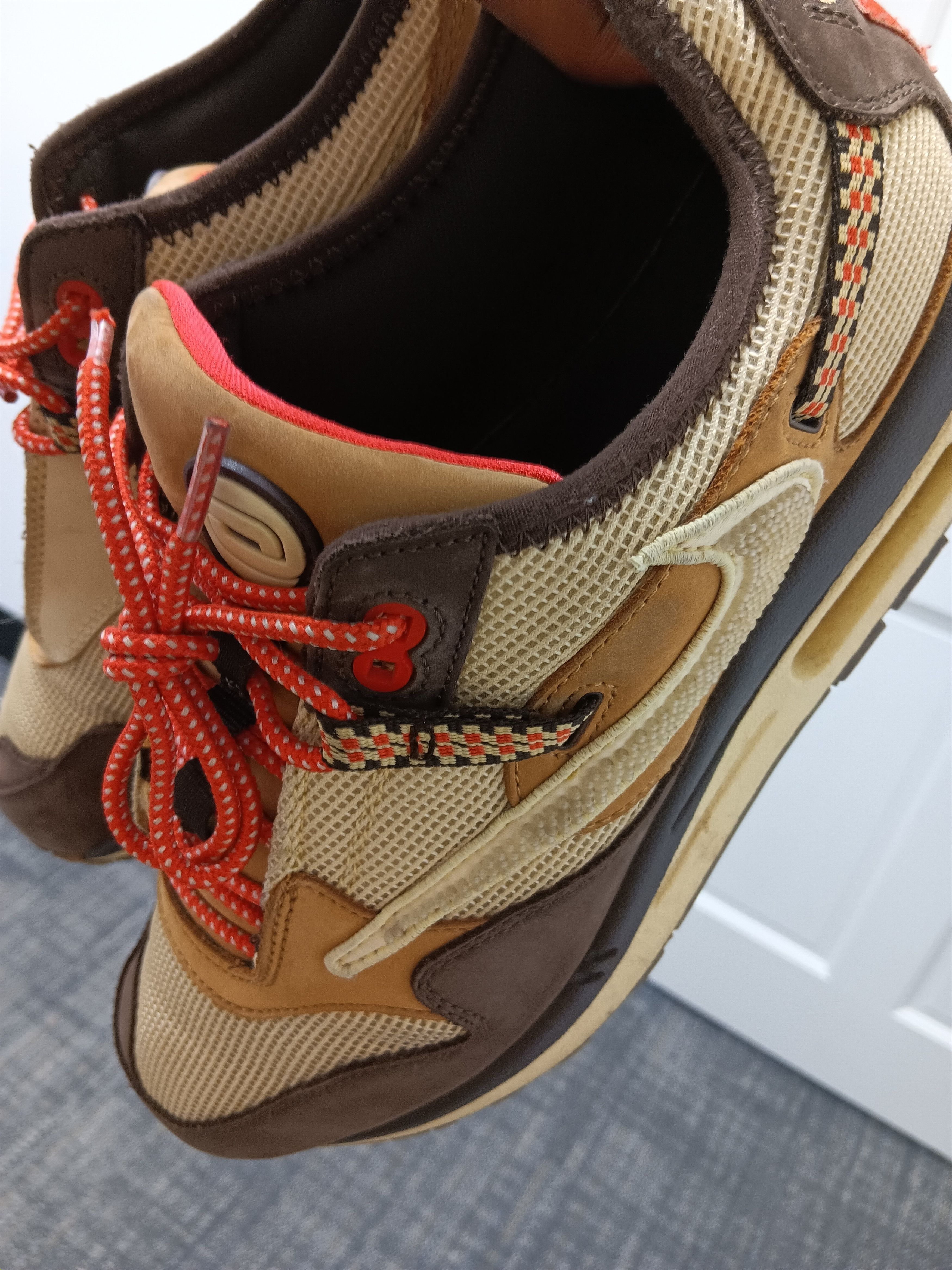 Travis Scott Nike Air Max 1 Travis Scott Cactus Jack "Baroque Brown". Size US 10 / EU 43 - 14 Thumbnail