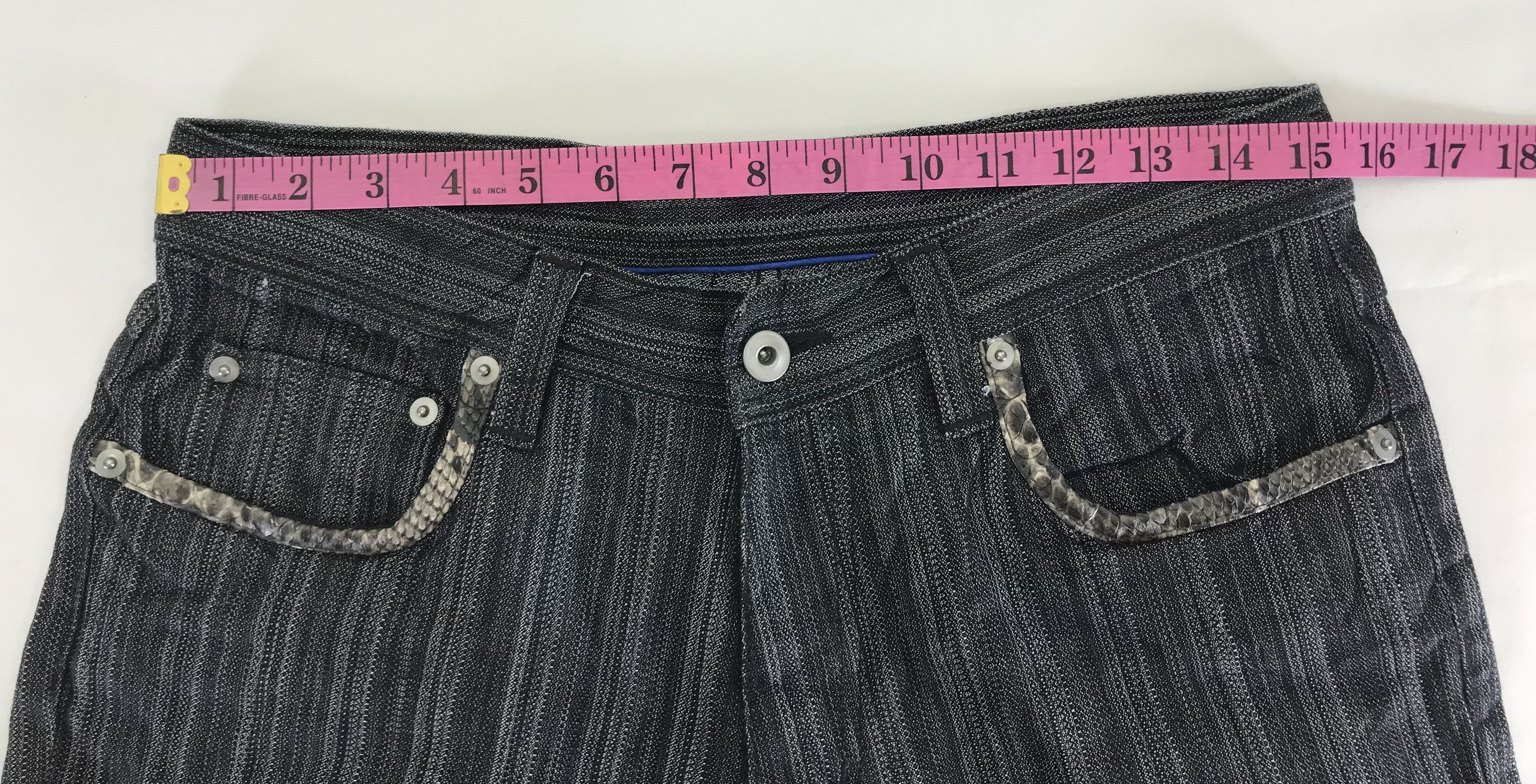 Japanese Brand Vintage Japanese Python Detailed Flare Pant Size US 30 / EU 46 - 14 Thumbnail