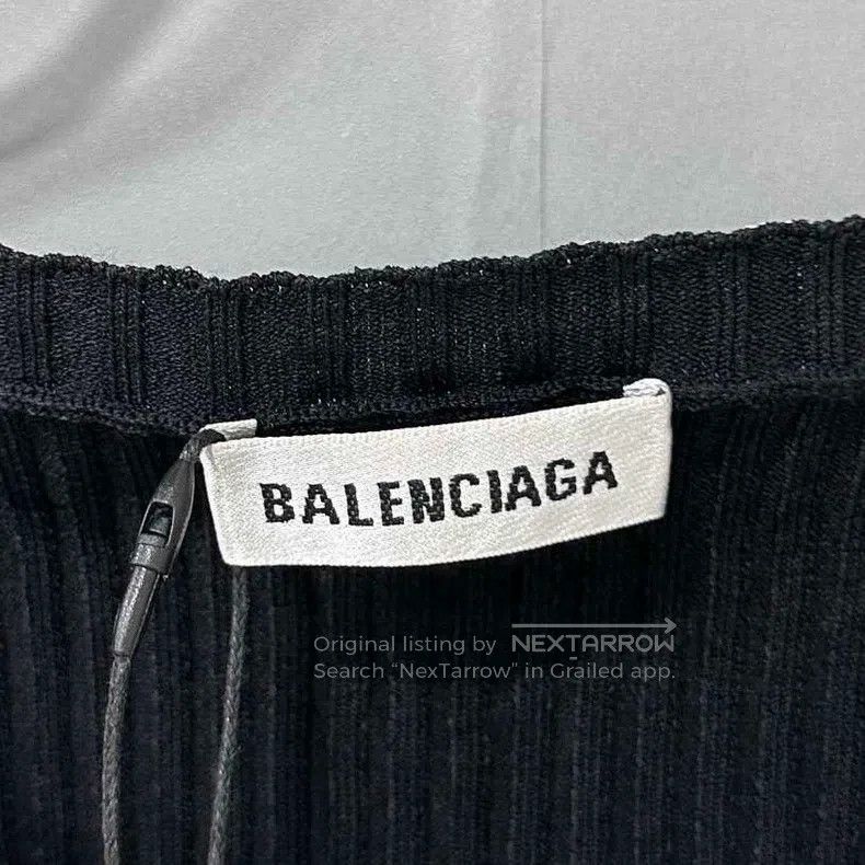 Balenciaga Balenciaga Printed Logo Knit Sweater Size US M / EU 48-50 / 2 - 4 Thumbnail