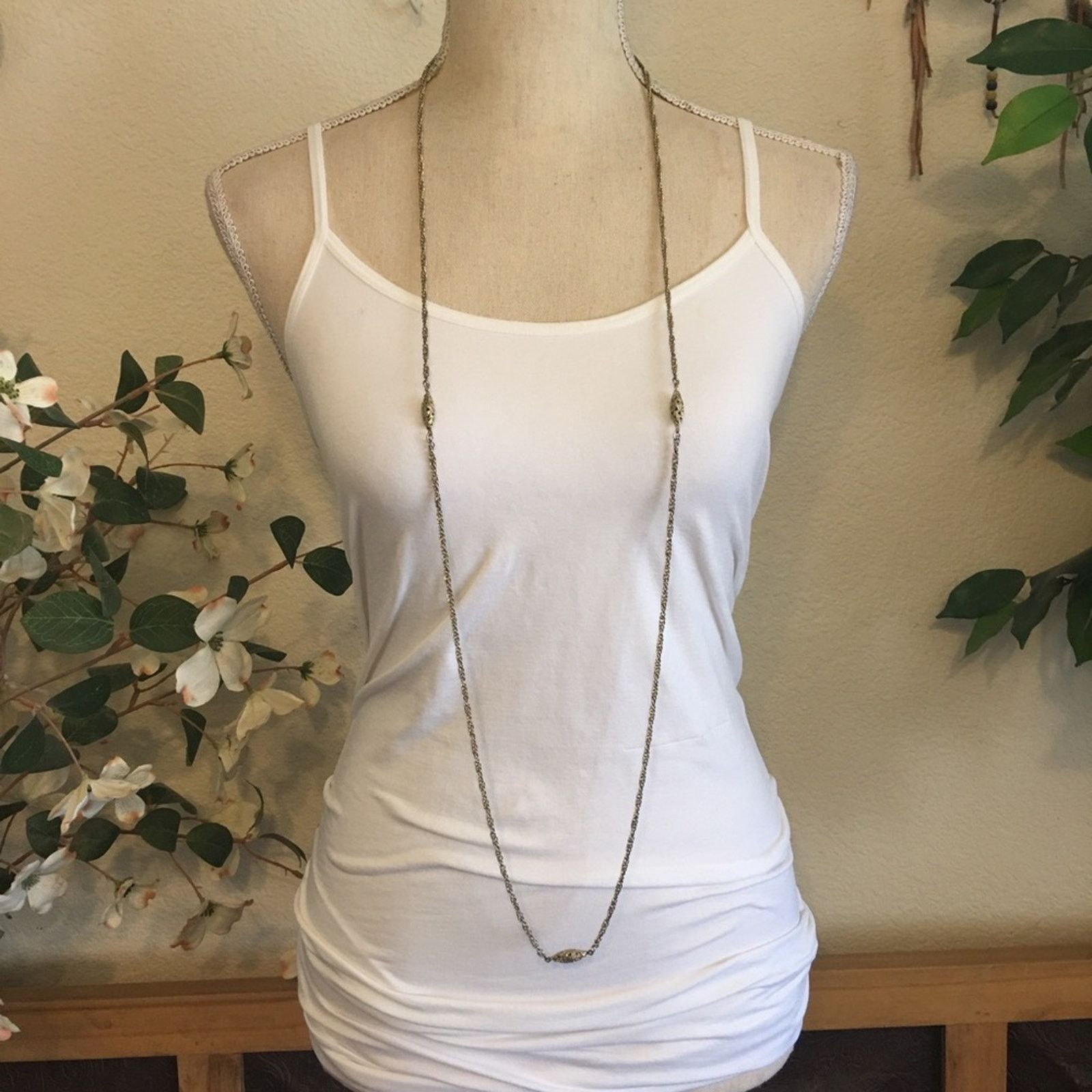 Vintage Vintage gold tone filigree accent chain necklace Size ONE SIZE - 3 Thumbnail