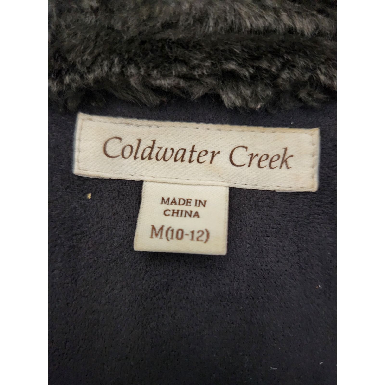 Coldwater Creek Vintage Womens Coldwater Creek Grey Faux Suede Coat Size M / US 6-8 / IT 42-44 - 5 Thumbnail