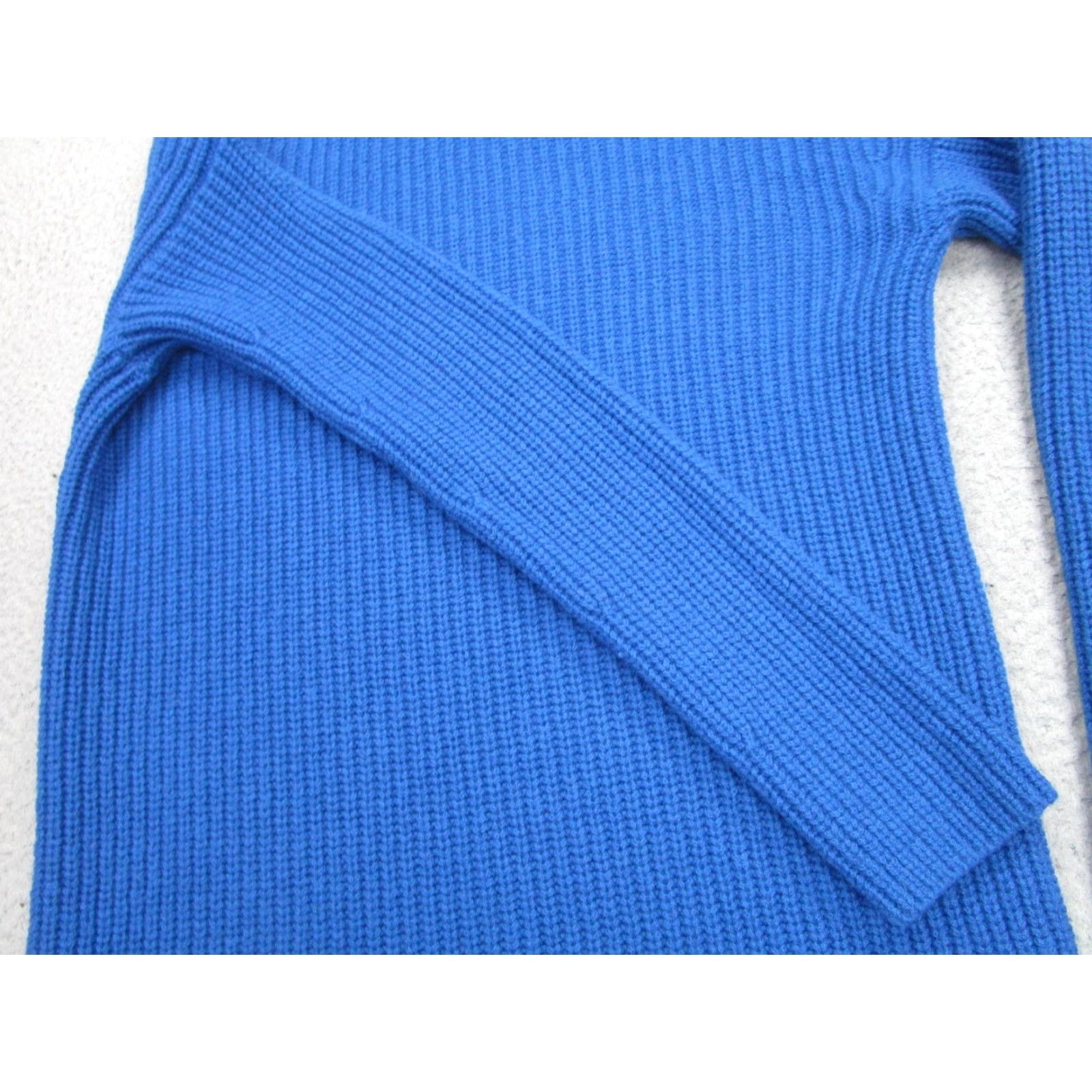 Equipment Equipment Femme Sweater Womens Small Blue Wool Cashmere Turtleneck Knit Ribbed Size S / US 4 / IT 40 - 5 Thumbnail