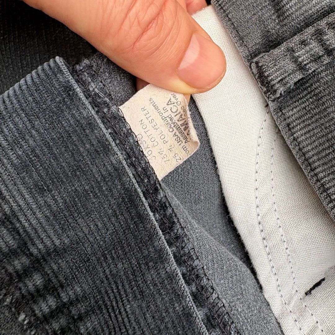 Gap Gap 1970 70s Vintage W34 Talon Zipper Corduroy Pant Trousers Size US 34 / EU 50 - 5 Thumbnail