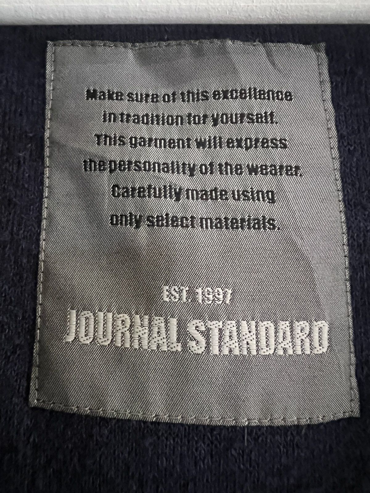 Journal Standard Journal Standard Fleece Sweater Minimalist Streetwear Size US L / EU 52-54 / 3 - 10 Thumbnail