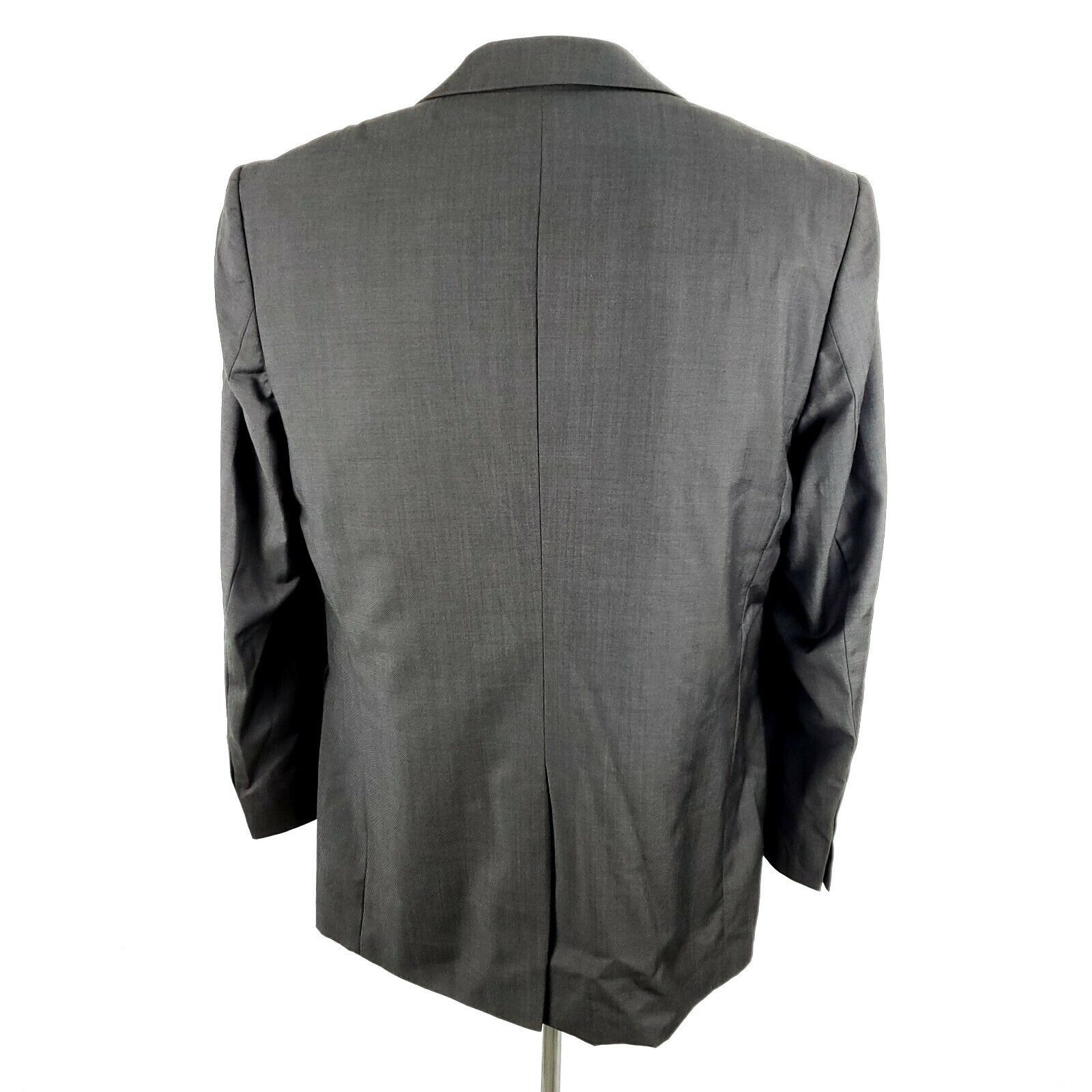 Savile Row Alexandre London Savile Row 40L 2 Button Brown Wool Silk 2 P Size 40L - 6 Thumbnail