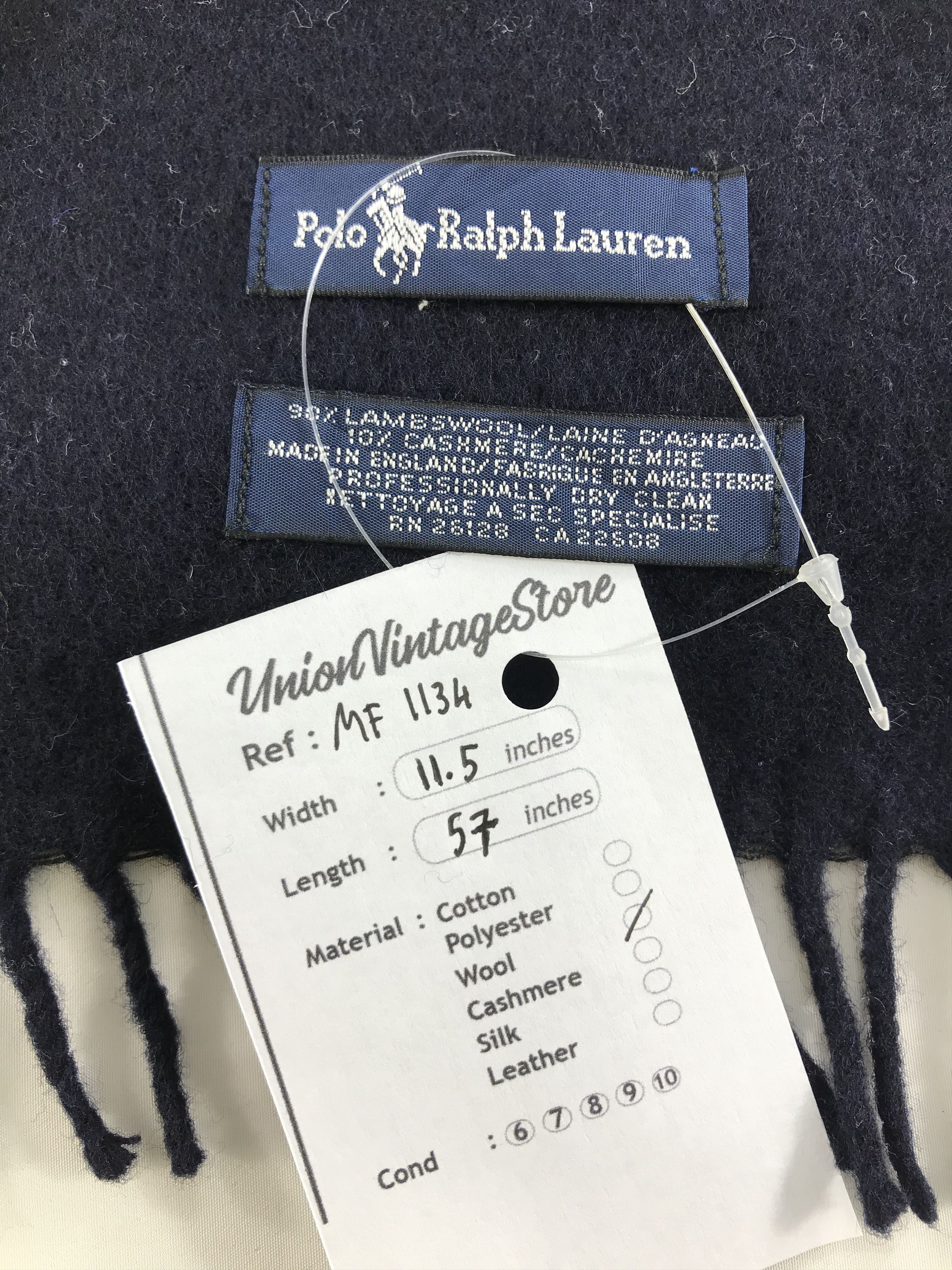 Polo Ralph Lauren Vintage Polo Ralph Lauren Scarf/Muffler/Neckwear MF1134 Size ONE SIZE - 5 Thumbnail