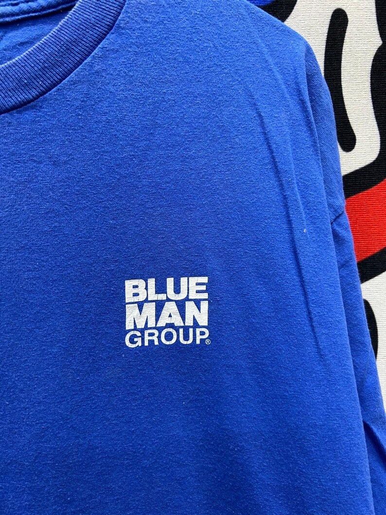 Band Tees Vintage 2000s Blue Man Group Band tshirt size XL Size US XL / EU 56 / 4 - 4 Thumbnail