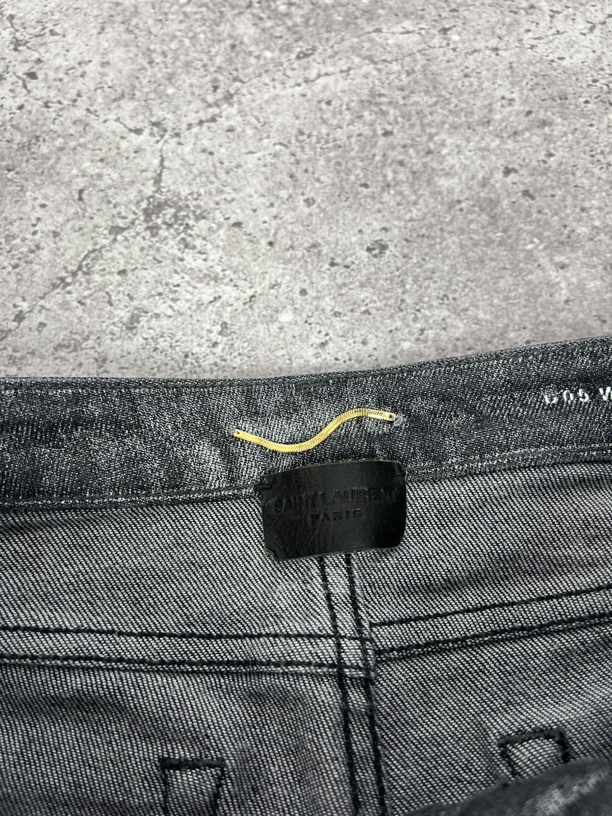 Saint Laurent Paris Saint Laurent Slim Skinny Jeans Grey Women's Size 28" / US 6 / IT 42 - 10 Thumbnail