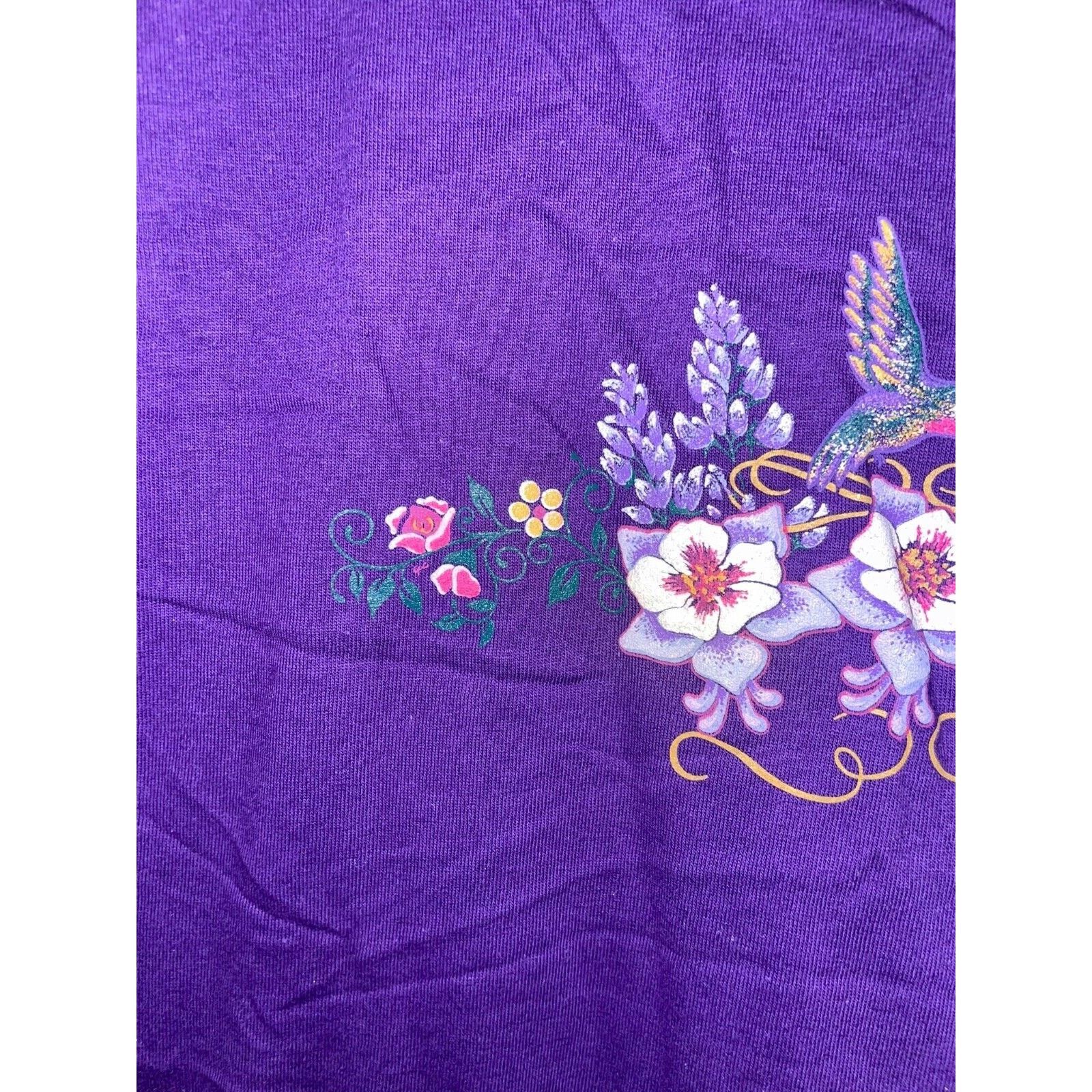 Vintage Vintage Hummingbird Shirt Garden Graphic Tee VTG 90s Large Size US L / EU 52-54 / 3 - 4 Thumbnail