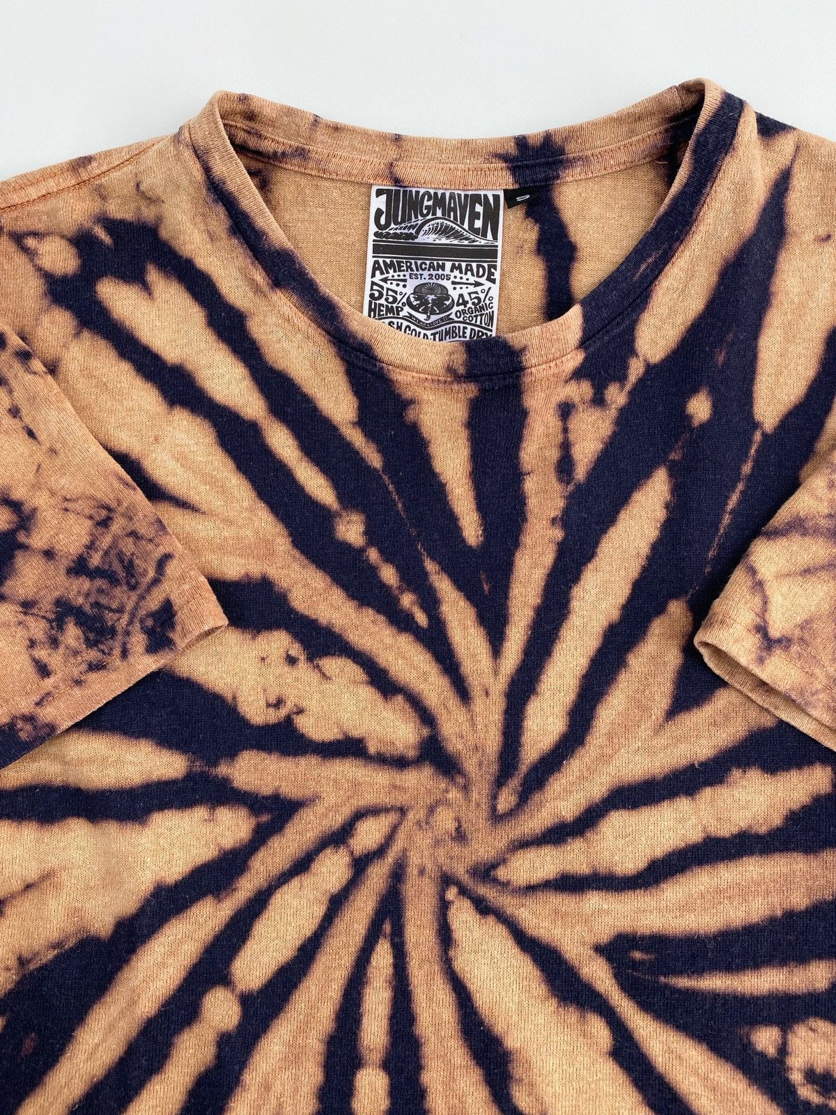 Jungmaven Jungmaven USA Bleach Tie Dye Hemp Cotton Tee Size US S / EU 44-46 / 1 - 3 Thumbnail