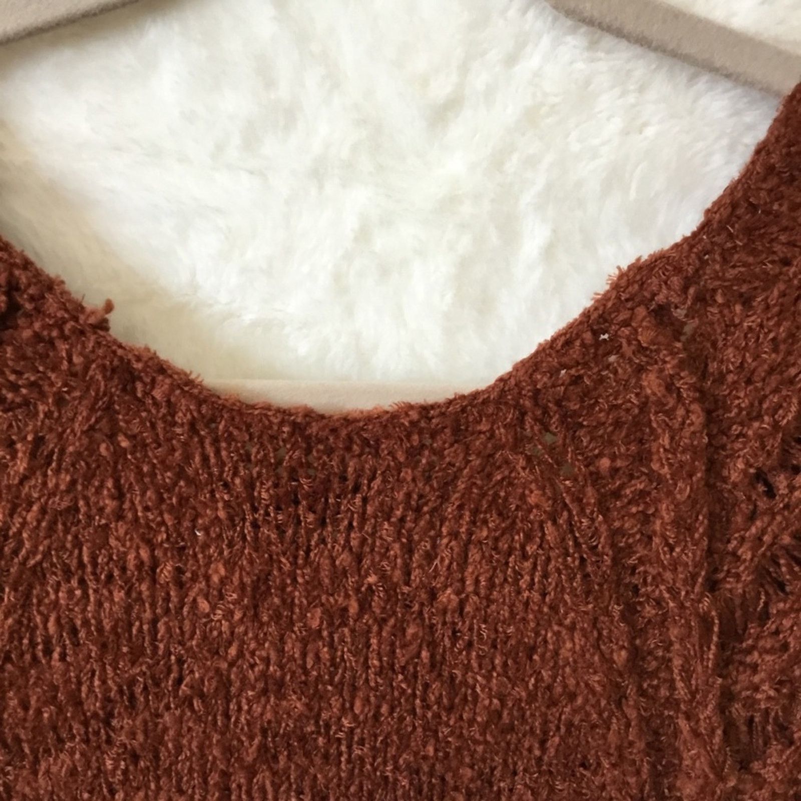 Anthropologie Anthropologie Cedar Pilcro Pointelle Tunic Sweater Size XS / US 0-2 / IT 36-38 - 12 Thumbnail