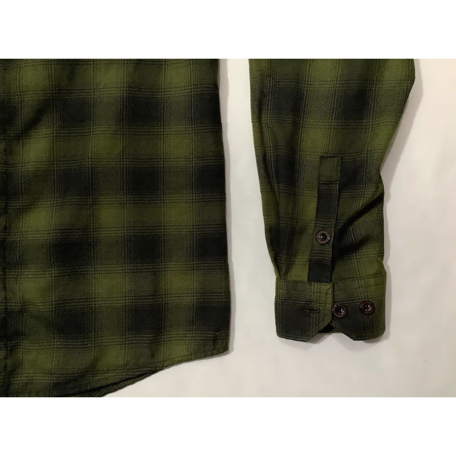 LONE WOLF Dixxon Shirt Mens Small Green Plaid Long Sleeve Snap Button Up Dixxon Size US S / EU 44-46 / 1 - 4 Thumbnail