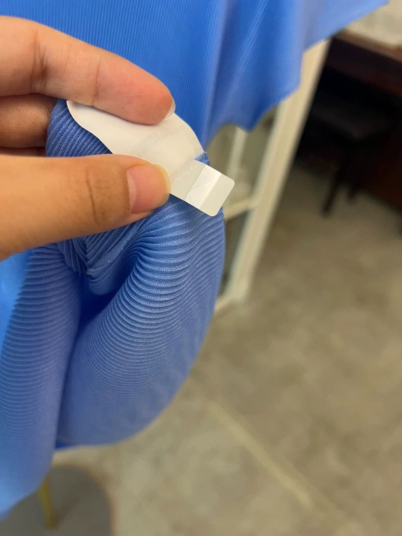 Issey Miyake Issey Miyake size:3 Blue pleated short-sleeved shirt Size XS / US 0-2 / IT 36-38 - 7 Thumbnail