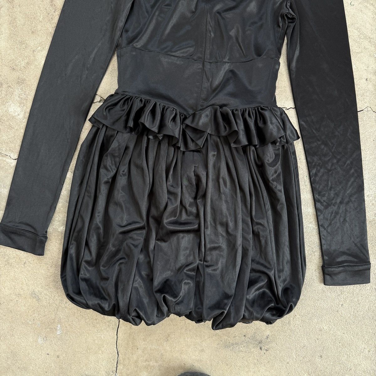 Designer × H&M Paco Rabanne x H&M Midi Black Dress Size XS / US 0-2 / IT 36-38 - 7 Thumbnail