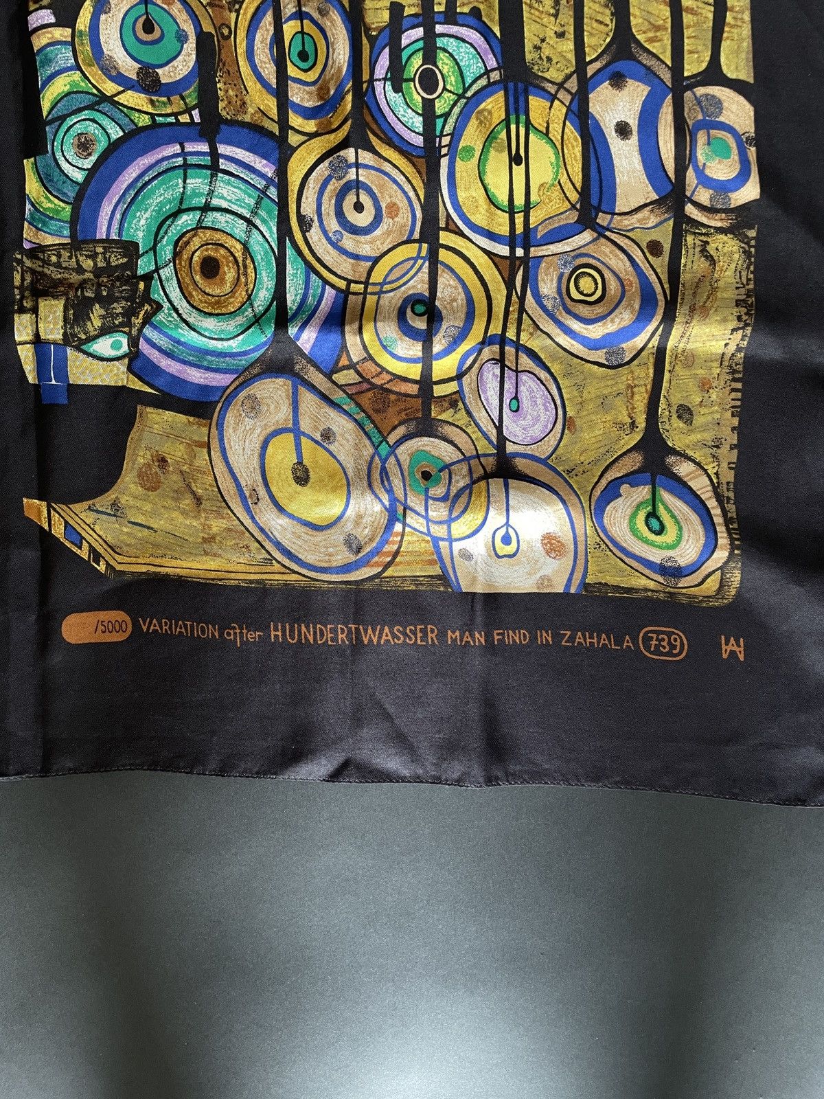 Other Hundertwasser Silk Scarf Size ONE SIZE - 3 Thumbnail