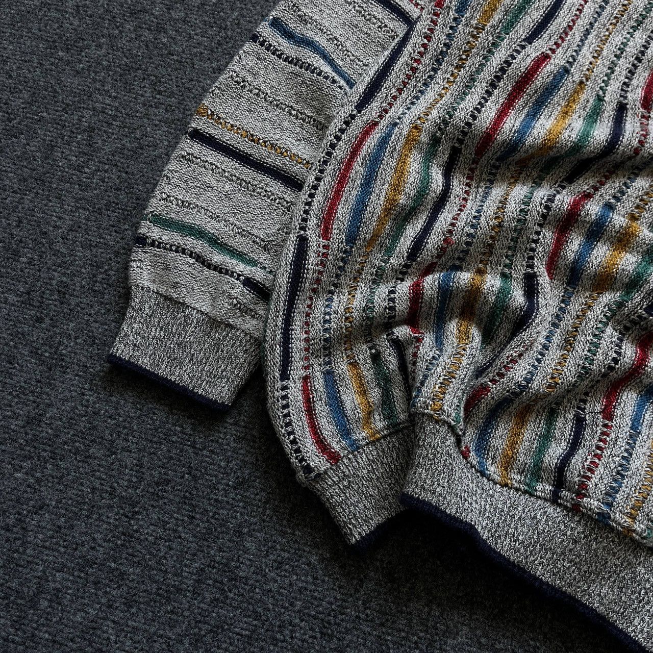 Aran Isles Knitwear VTG Knit Sweater Giramondo Size L Y2K 00s USA Hype Trend Size US L / EU 52-54 / 3 - 7 Thumbnail