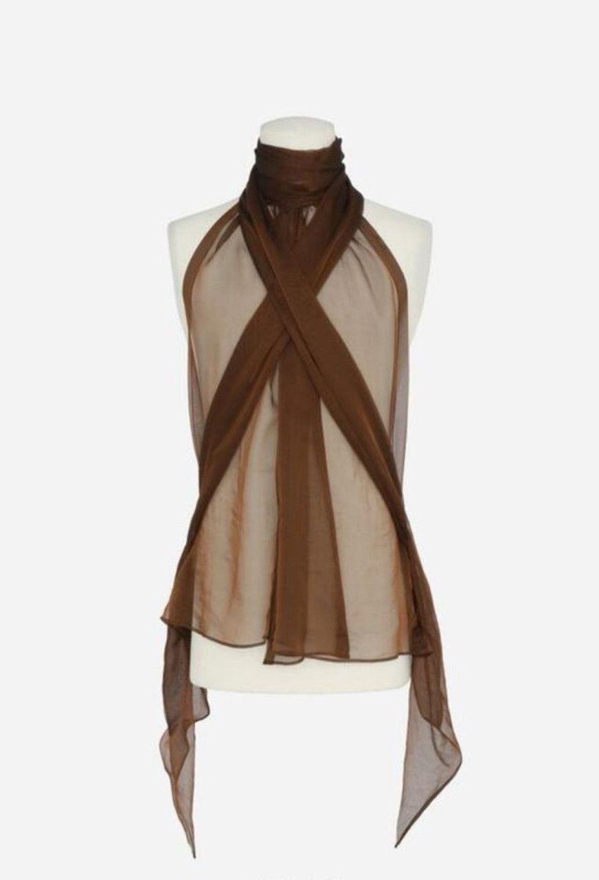 Saint Laurent Paris oc11z1225 781607 Top Grand Lavaliere Noisette in Brown Size US S / EU 44-46 / 1 - 1 Preview