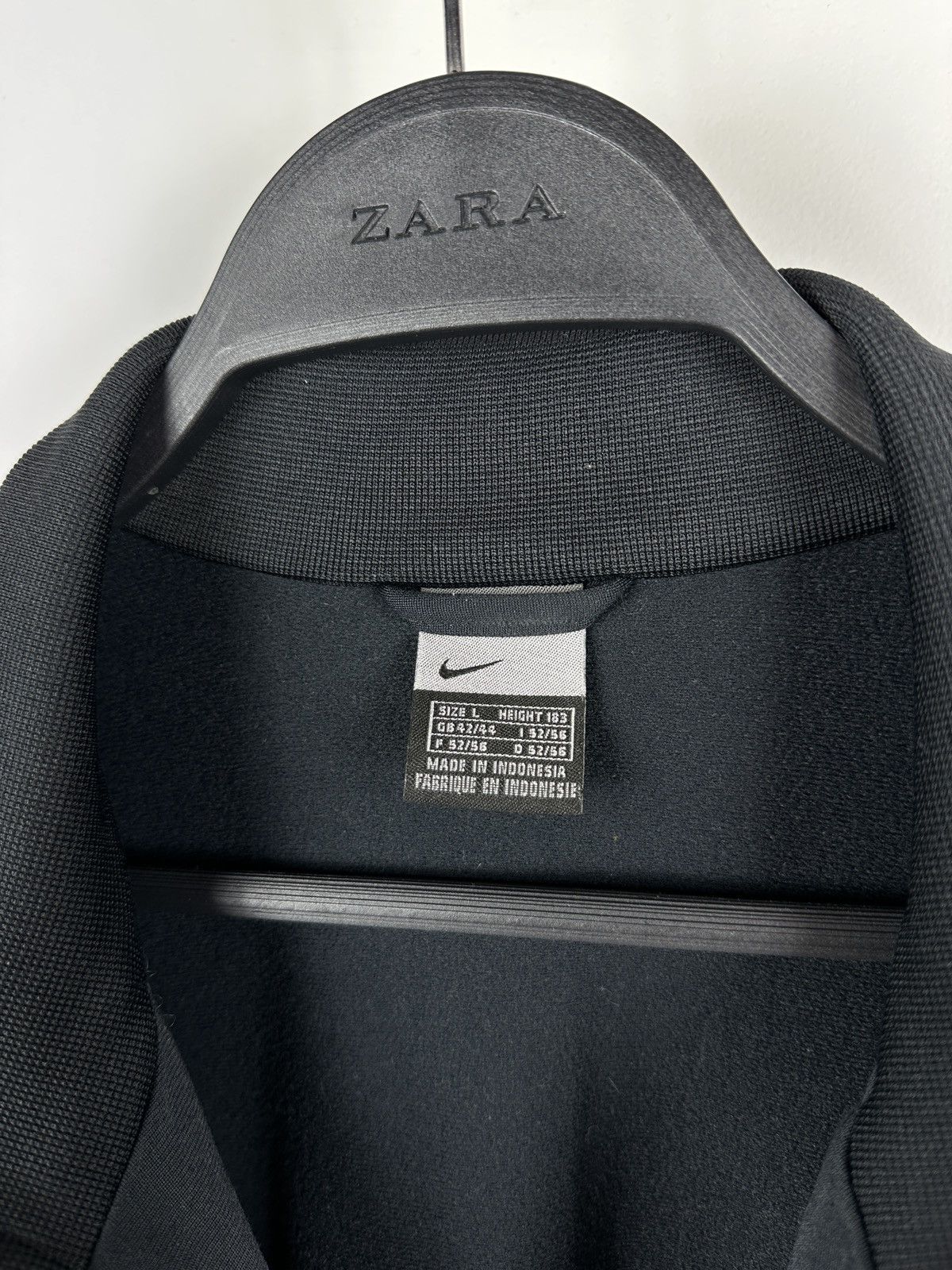 Nike × Vintage Vintage Y2K Nike Drill Big Logo Track Top Size US L / EU 52-54 / 3 - 5 Thumbnail