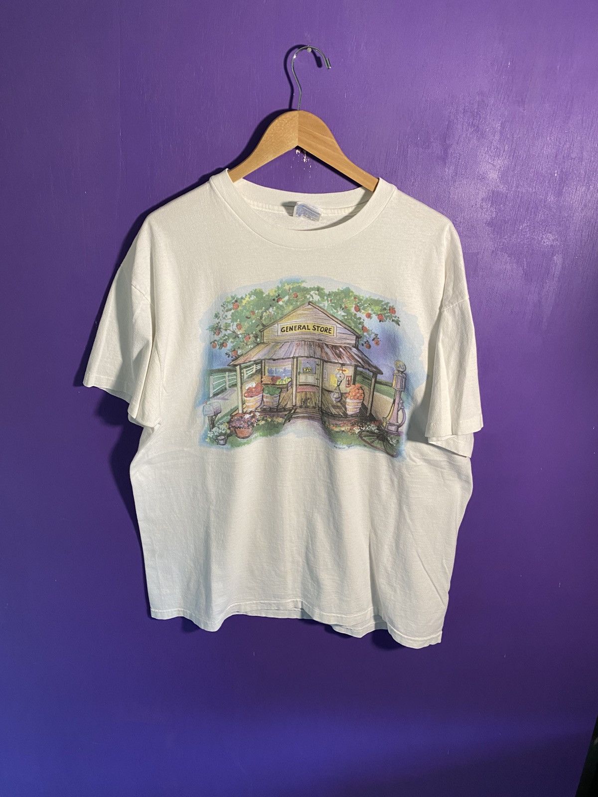 Other Vintage 90s General store nature art tee Size US XL / EU 56 / 4 - 1 Thumbnail