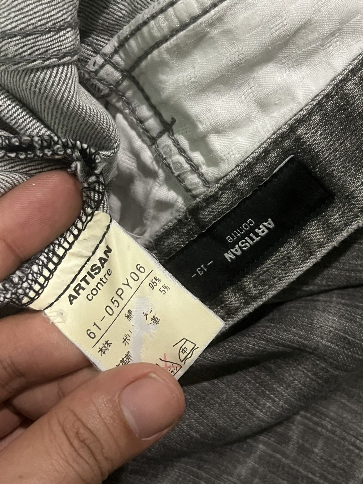 Japanese Brand Vintage Japanese Brand Artisan Contre Distressed Flare Jeans Size US 30 / EU 46 - 12 Thumbnail