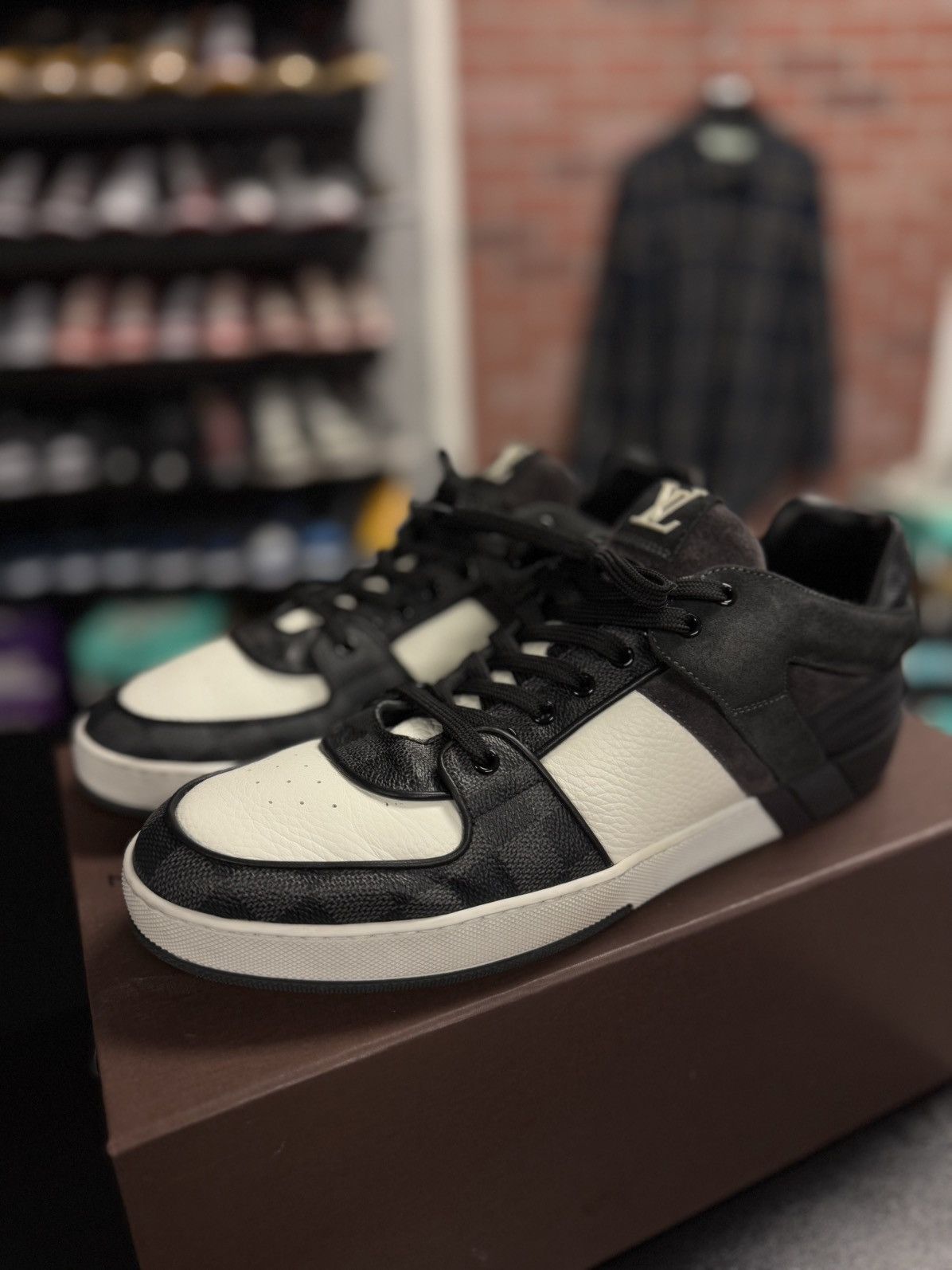 Louis Vuitton Louis Vuitton Graphite Damier Canvas Lowtop 10UK/11US Size US 11 / EU 44 - 8 Thumbnail