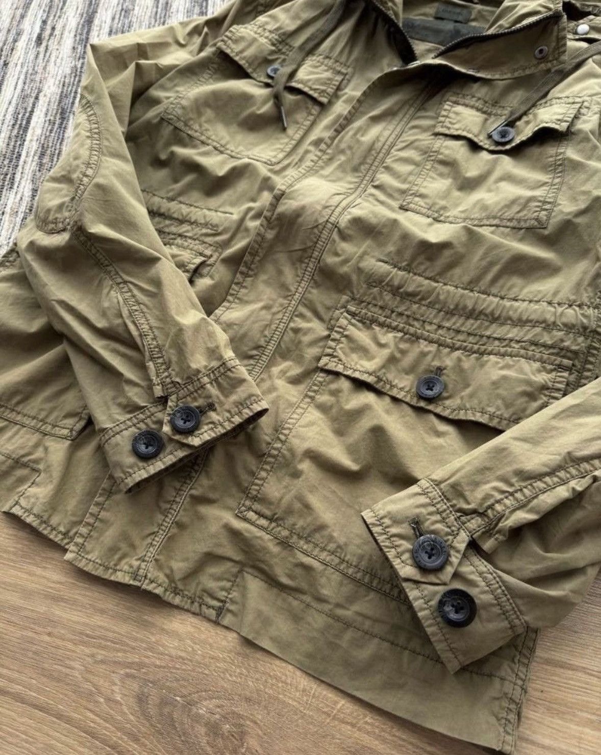 Diesel × Vintage Vintage Diesel 90s Distressed cargo multi pocket jacket Size US M / EU 48-50 / 2 - 8 Thumbnail