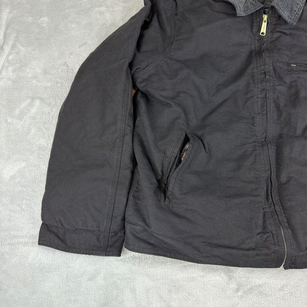 Carhartt Carhartt Black Re-work Detroit Jacket Grey Collar Men's Siz Size US XL / EU 56 / 4 - 6 Thumbnail