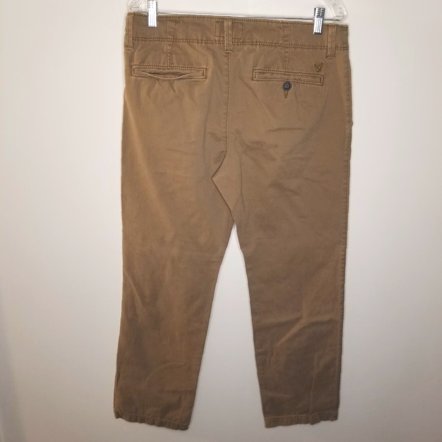 American Eagle Outfitters American Eagle Mens Brown Relaxed Straight Pants Size 32x32 Chino Men Brown Straight 32 Inseam 32 Size US 32 / EU 48 - 5 Thumbnail