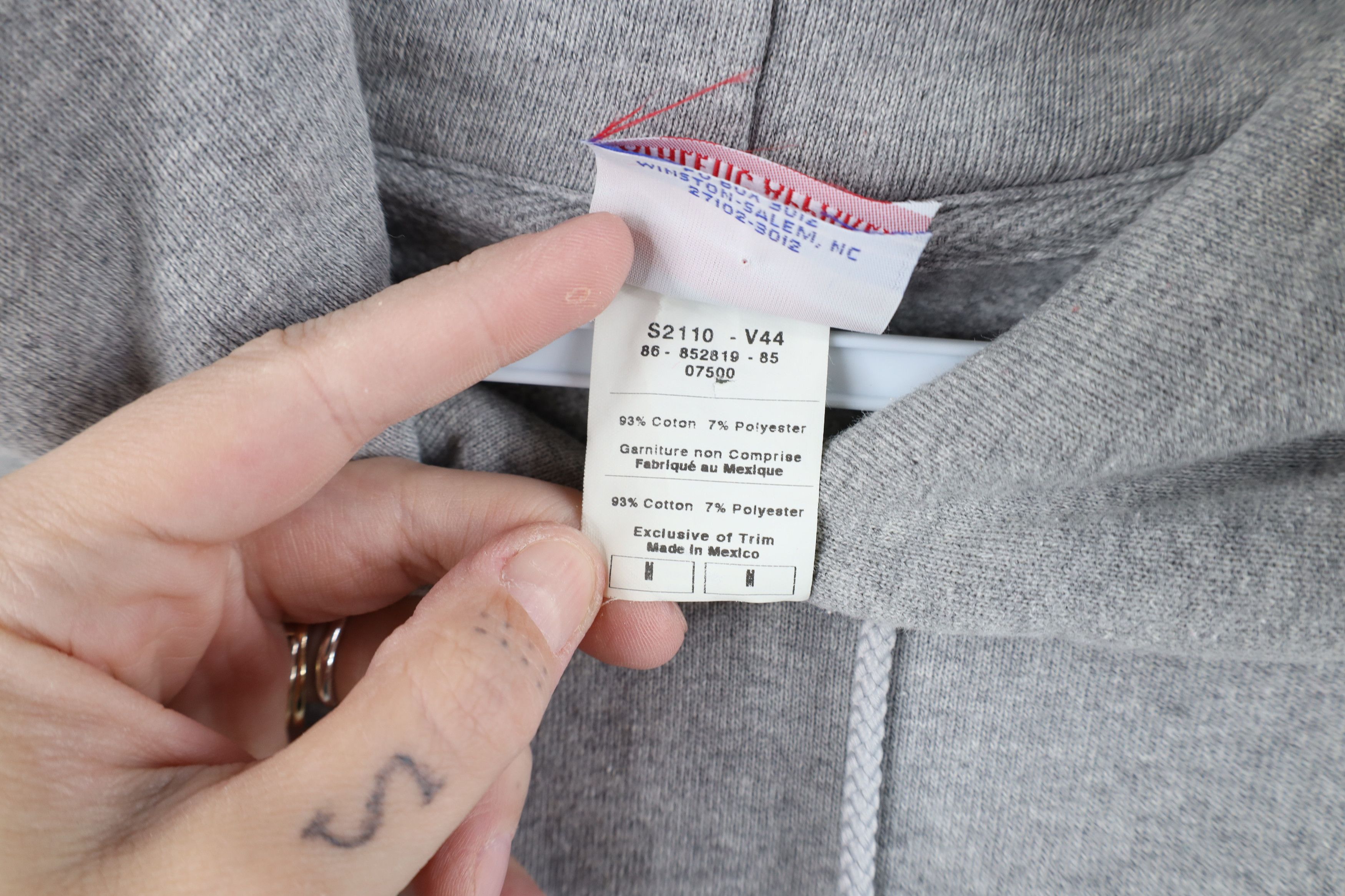 Champion Vintage 90s Champion Logo Heavyweight Hoodie Sweatshirt Gray Size US M / EU 48-50 / 2 - 11 Thumbnail
