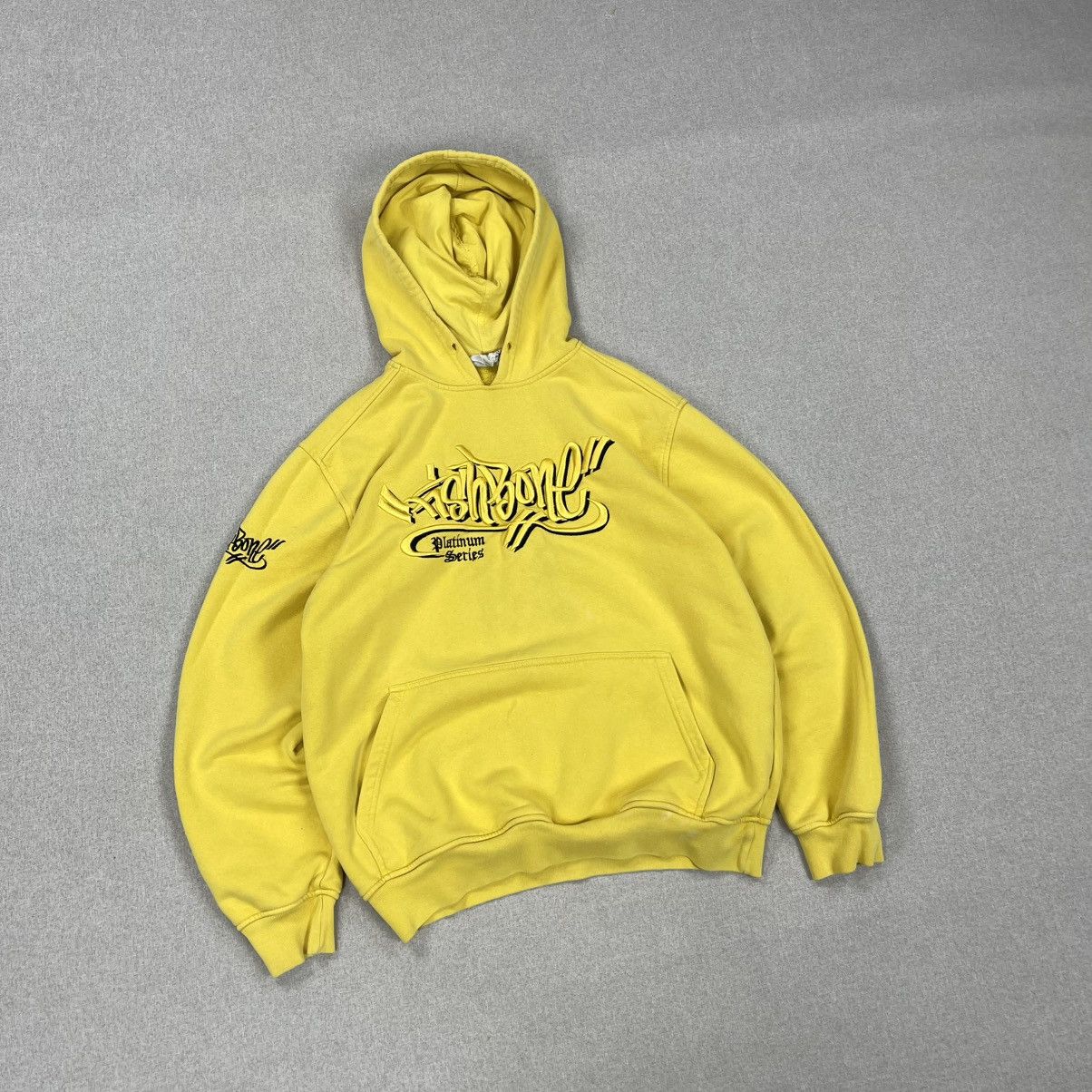 Affliction × JNCO Y2K GRAFFITI HIP HOP TYPE HOODIE FISHBONE HEAVY BAGGY Size US L / EU 52-54 / 3 - 2 Thumbnail