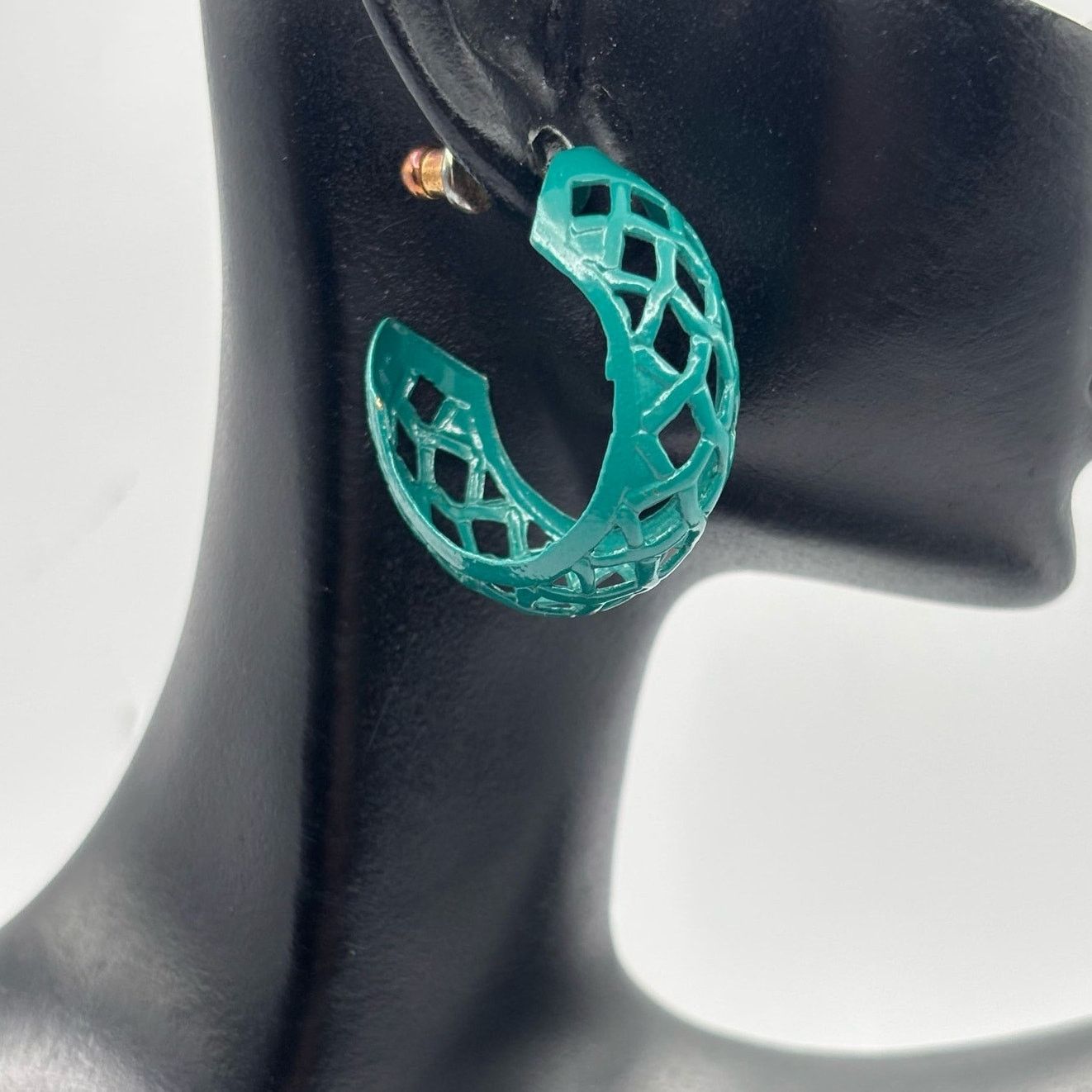 Other Blue Chunky Earring Size ONE SIZE - 1 Thumbnail