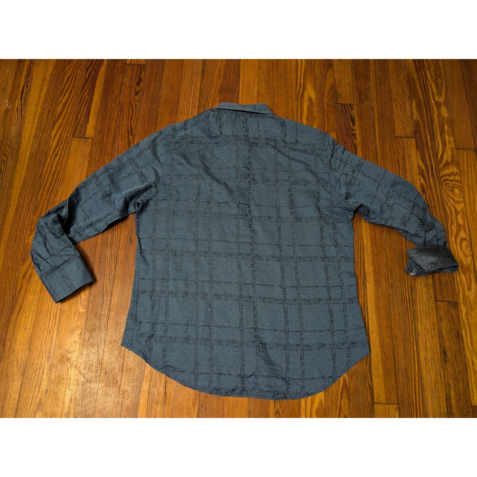 Robert Graham Robert Graham Mens Blue Button-Down Shirt XL Size US XL / EU 56 / 4 - 2 Thumbnail