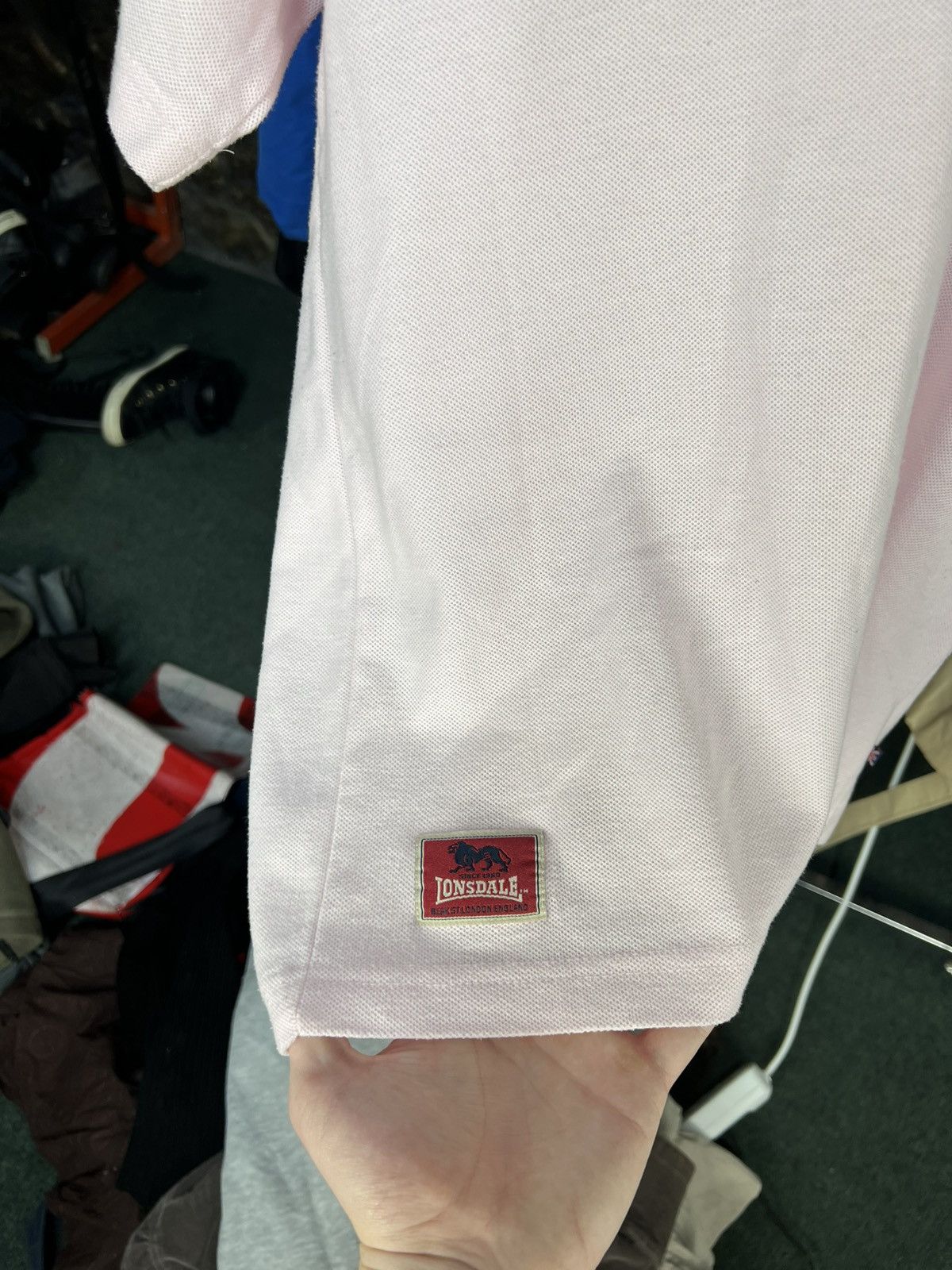 Lonsdale Mens Vintage Lonsdale Big Logo Polo T Shirt Old Money Casual Size US L / EU 52-54 / 3 - 12 Thumbnail