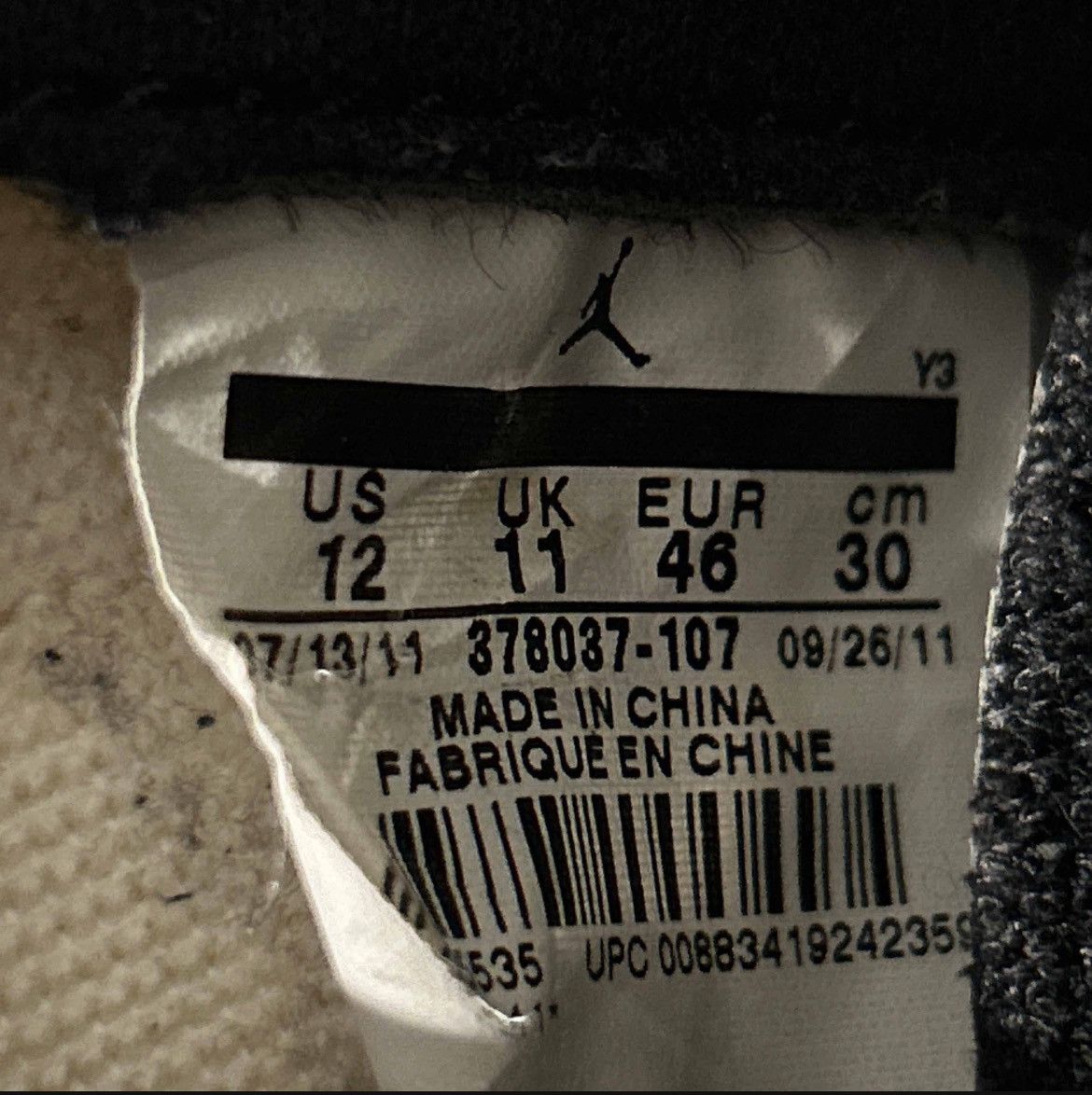 Jordan Brand × Nike Air Jordan 11 Retro ‘Concord’ (2011) Size US 12 / EU 45 - 6 Thumbnail