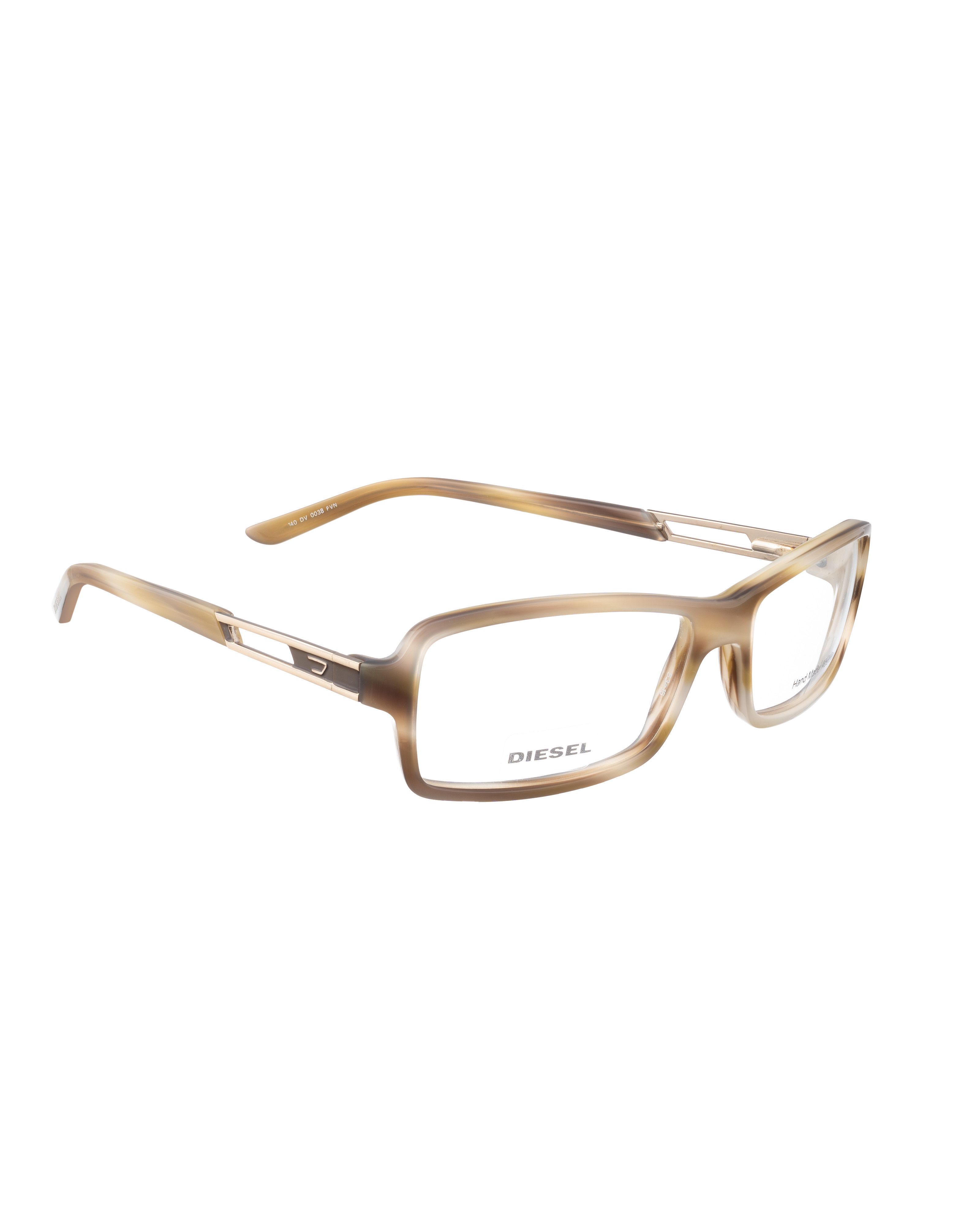 Diesel Diesel 00s Grey Abstract Plastic Glasses Size ONE SIZE - 1 Thumbnail